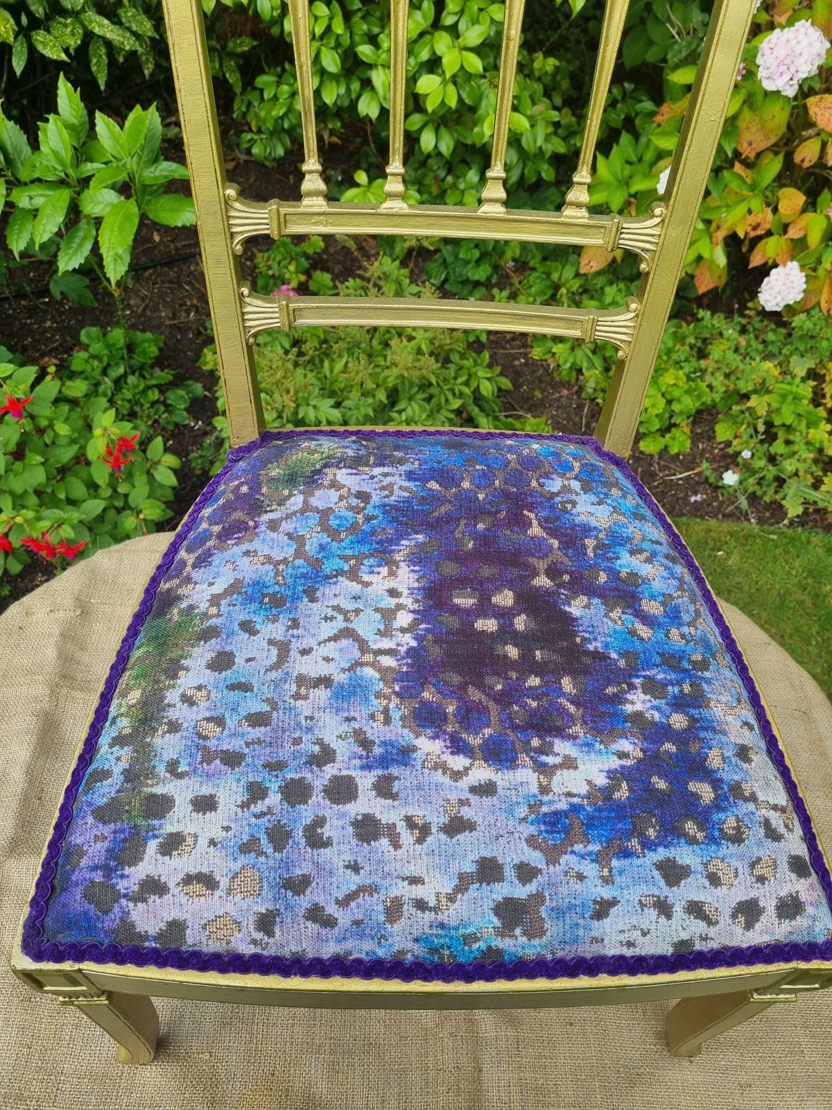 Gold Designers Guild Upholstered Occasional Chair photo vinterior
