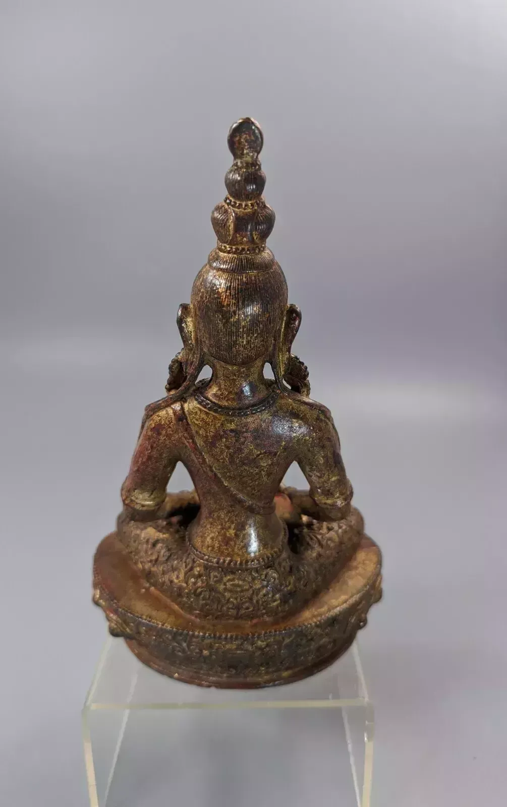A Gilt Bronze, Lacquered Figure Of Amitayus,Tibet, 18 Th.Century photo 900.0