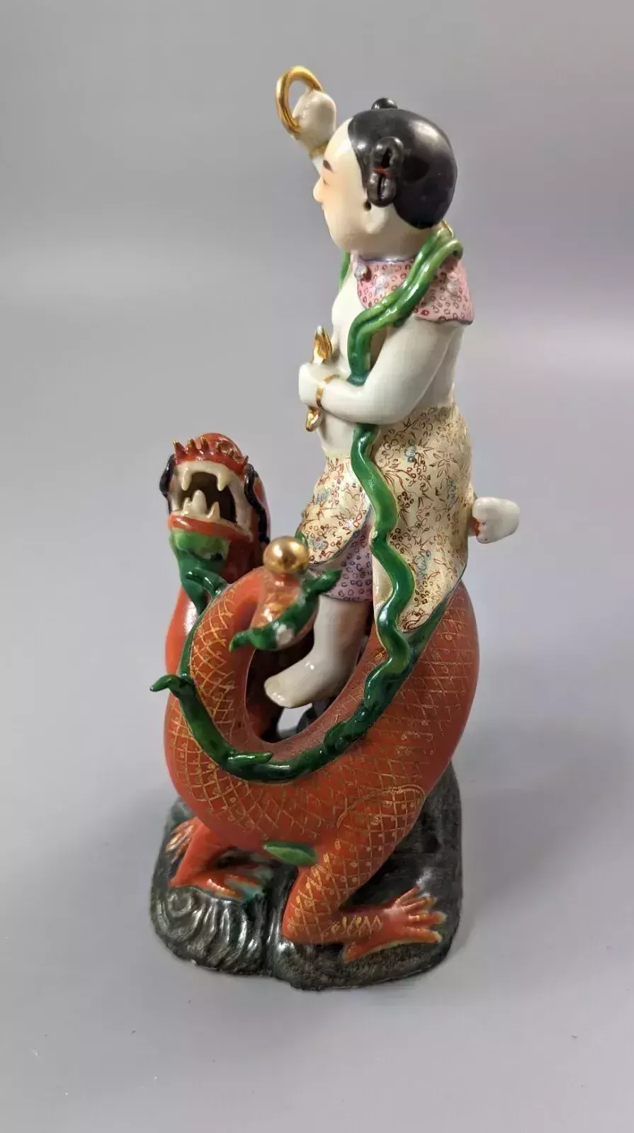 Chinese Famille Rose Figure Of Nezha, C.19 Th photo 1000.0