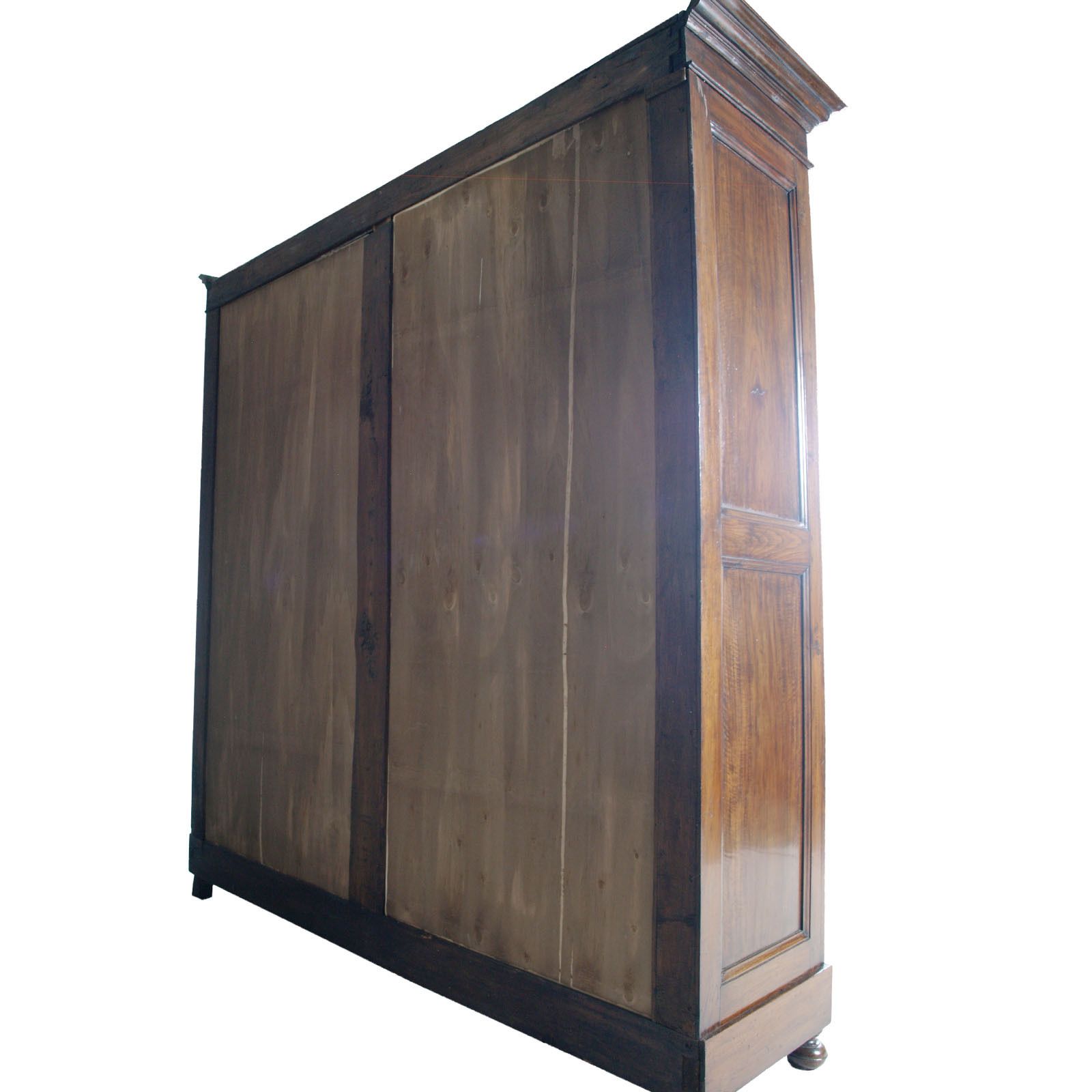 Mid 19th Century Large Neoclassic Wardrobe In Massive Walnut photo buy