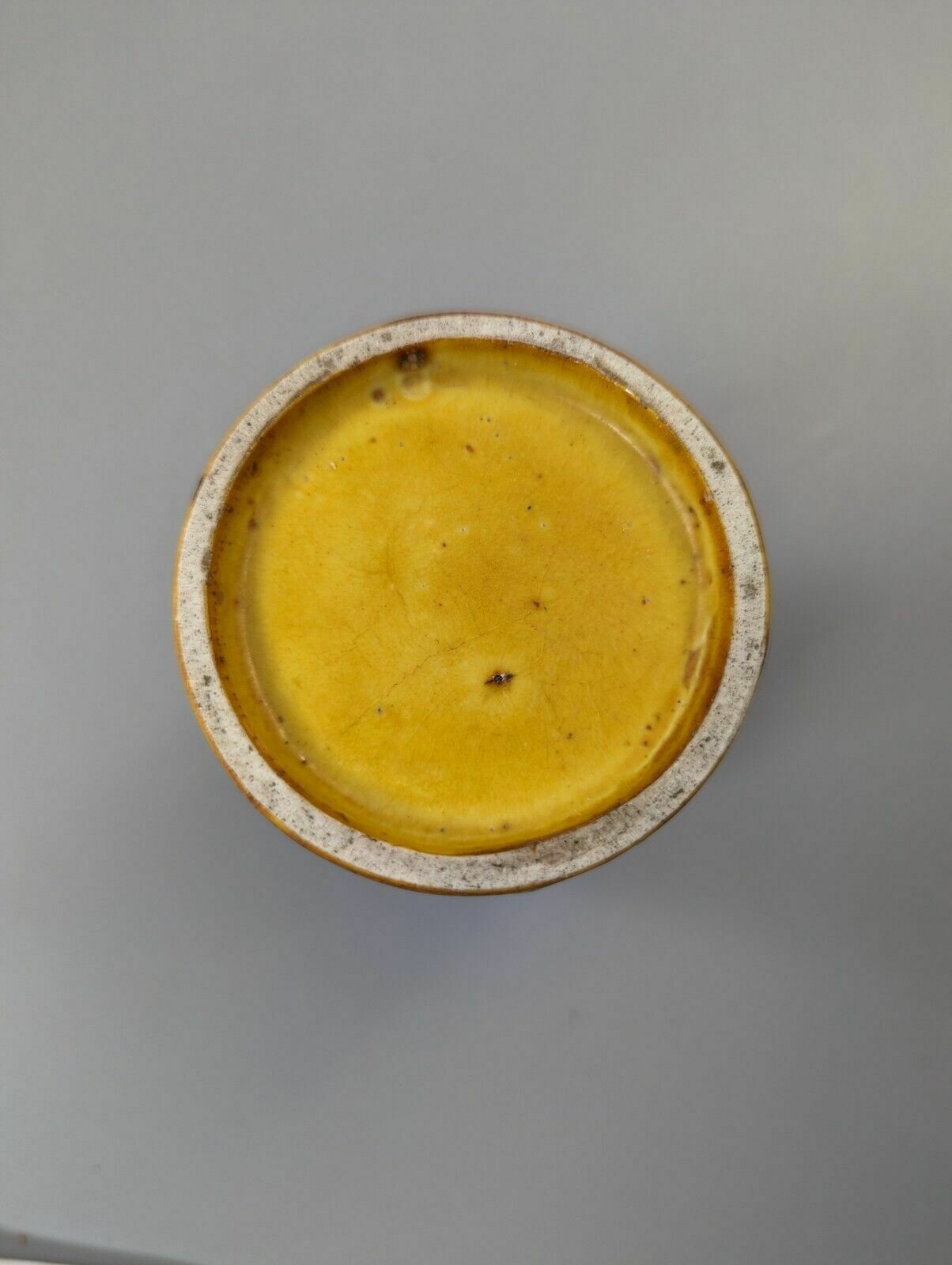 Home Decor Chinese Yellow Glazed Brushpot, Daoguang Period (1821 1850) photo