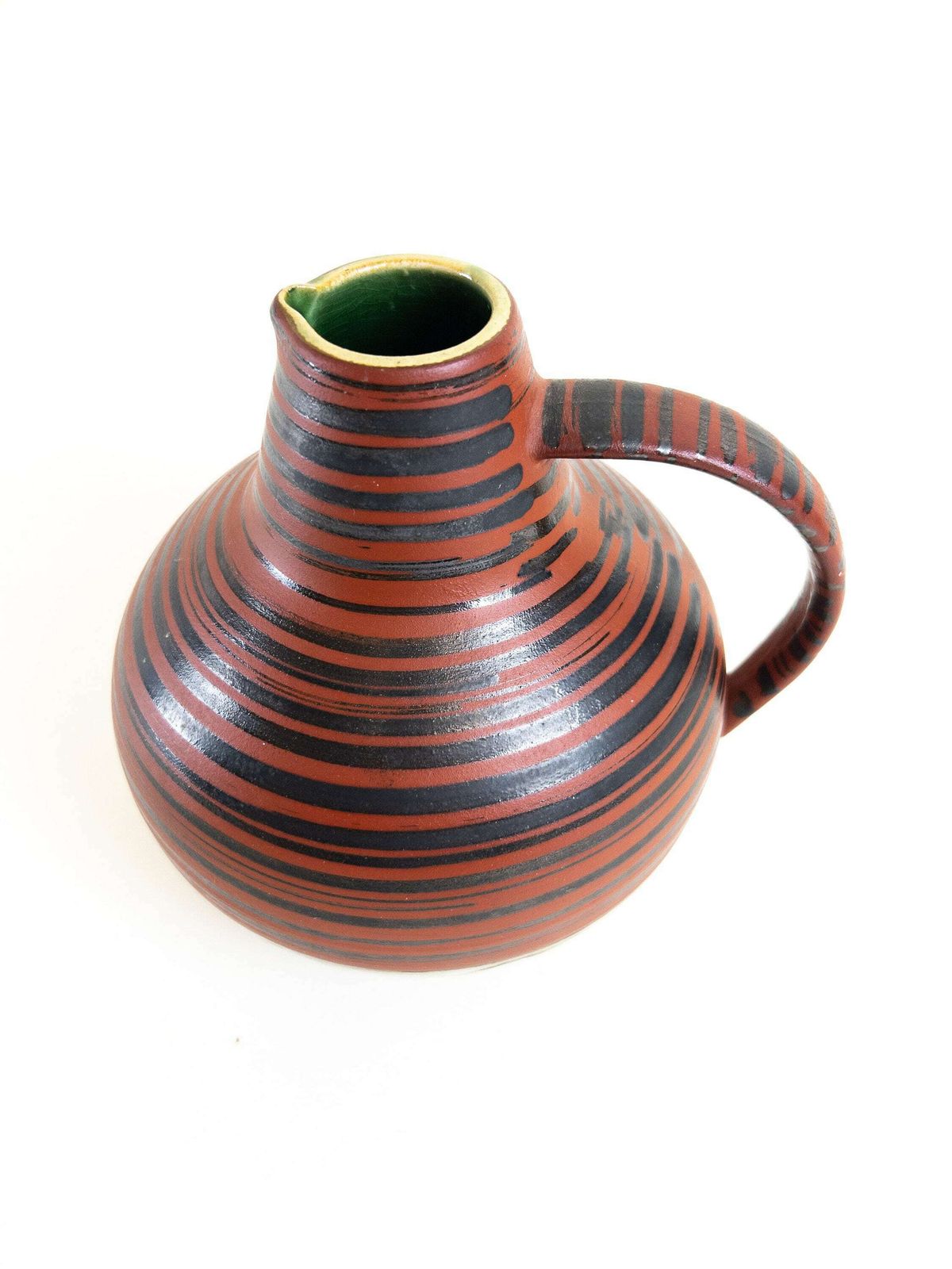 Earthy Dümler And Breiden Vase With Handle, 388 16   West German Pottery   Mid Century Modern Vase photo Home Decor