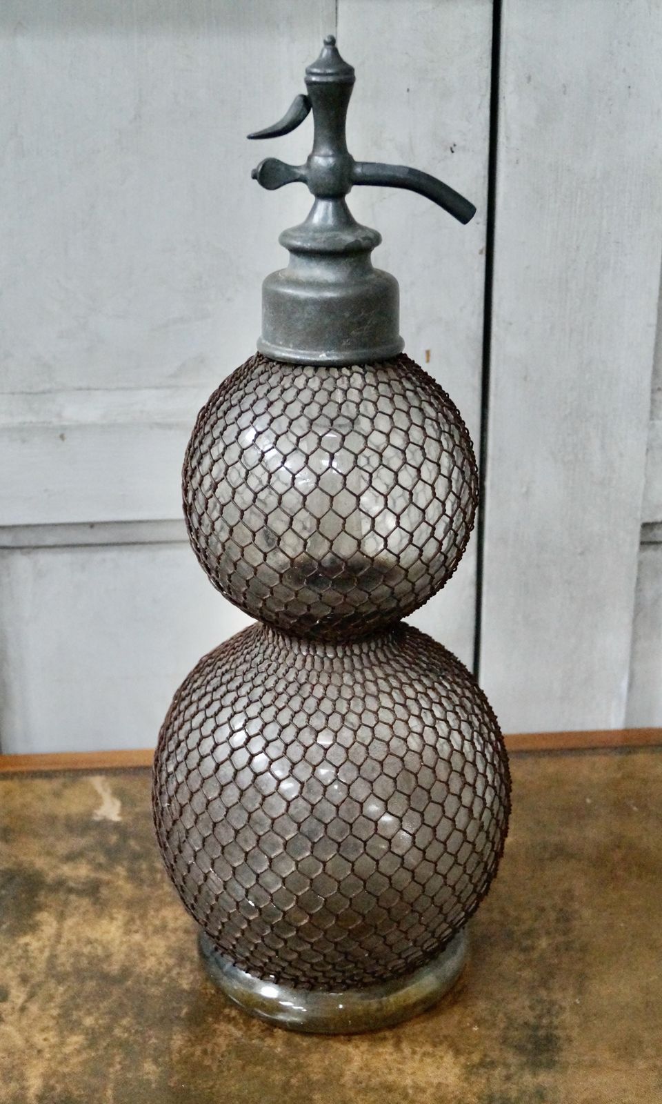 Antique French ‘Double Gourd’ Soda Syphon