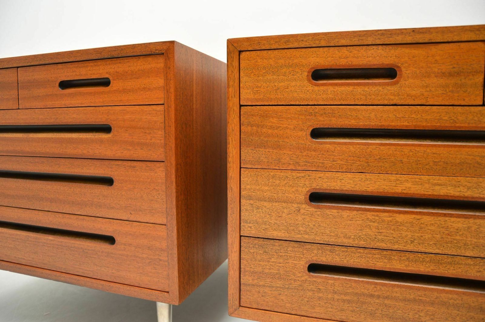 1960’s Pair Of Vintage Mahogany Chests By Edward Wormley For Dunbar photo 1495.52