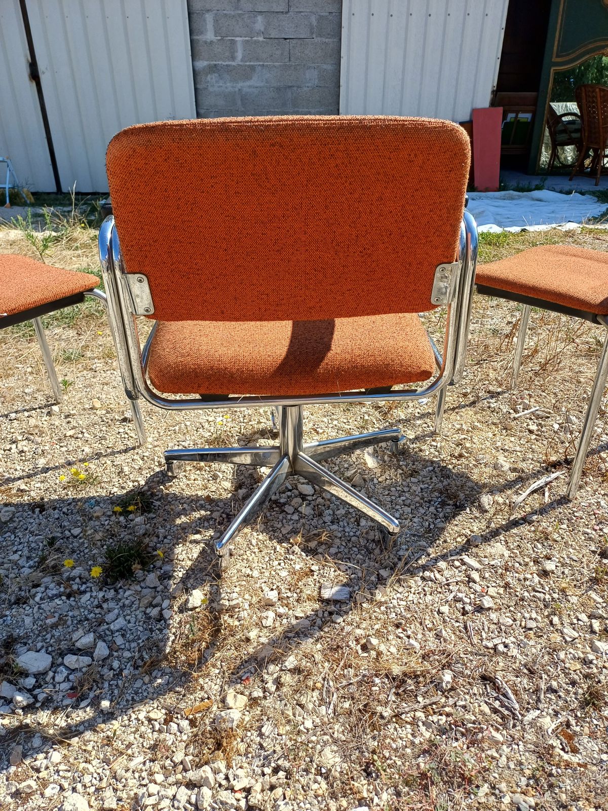 Armchair And 2 Vintage Chairs Eurosit photo for sale