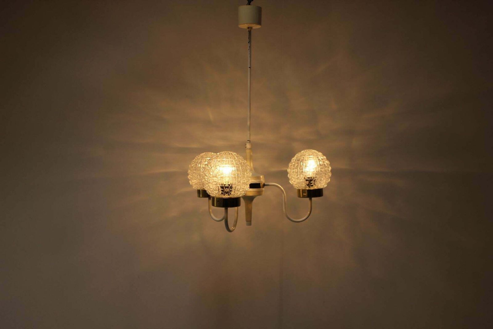 photo for sale Mid Century Chandelier By Instala Jilove U Decina, 1960's, Czechoslovakia
