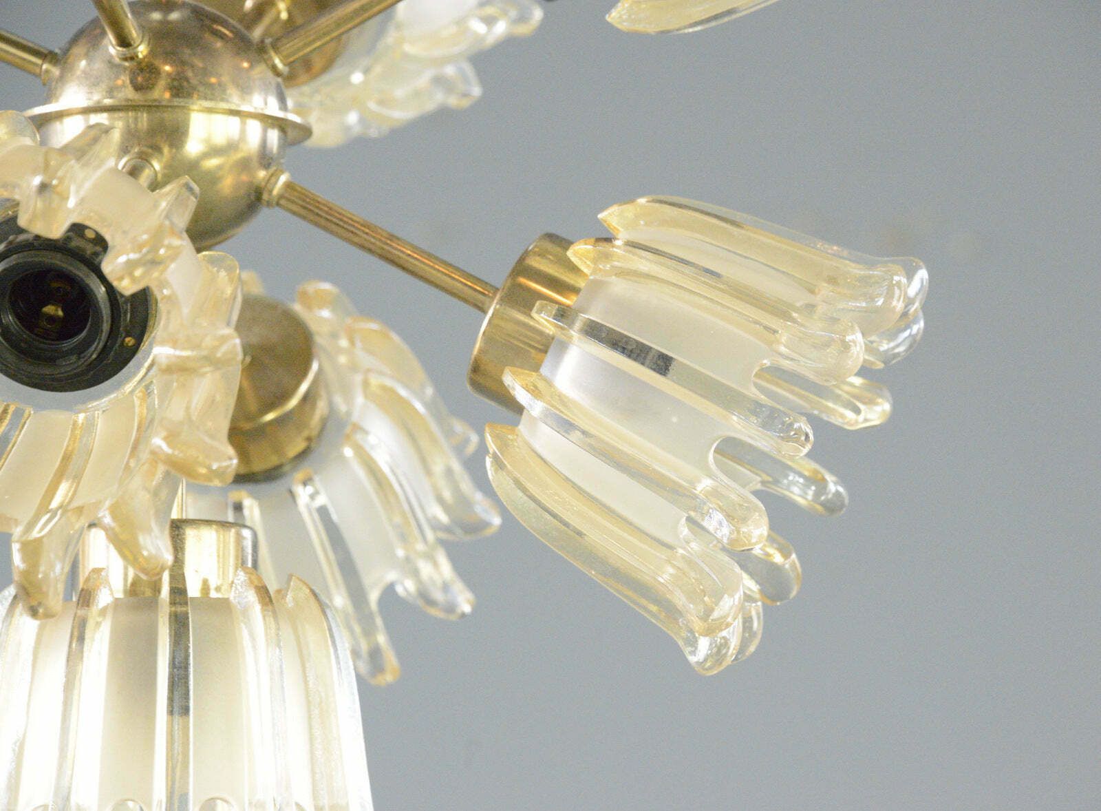 Mid Century Chandelier By Leclaire & Schäfer Circa 1960s photo 795.0