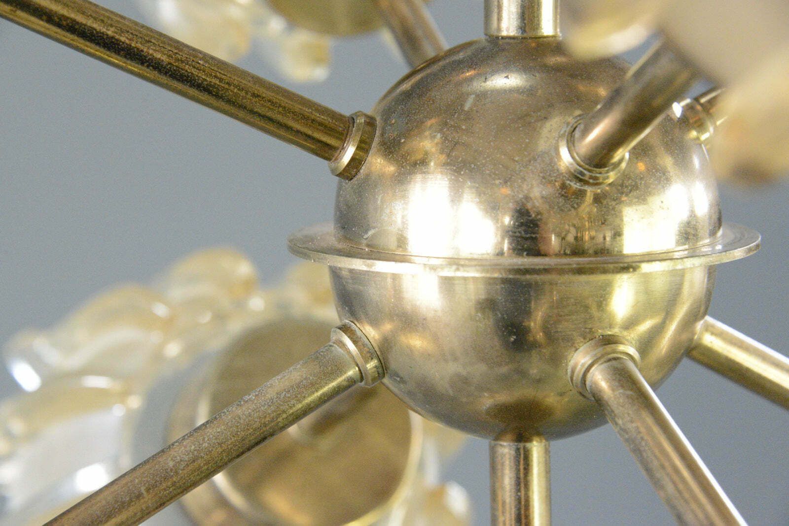 photo furniture Mid Century Chandelier By Leclaire & Schäfer Circa 1960s