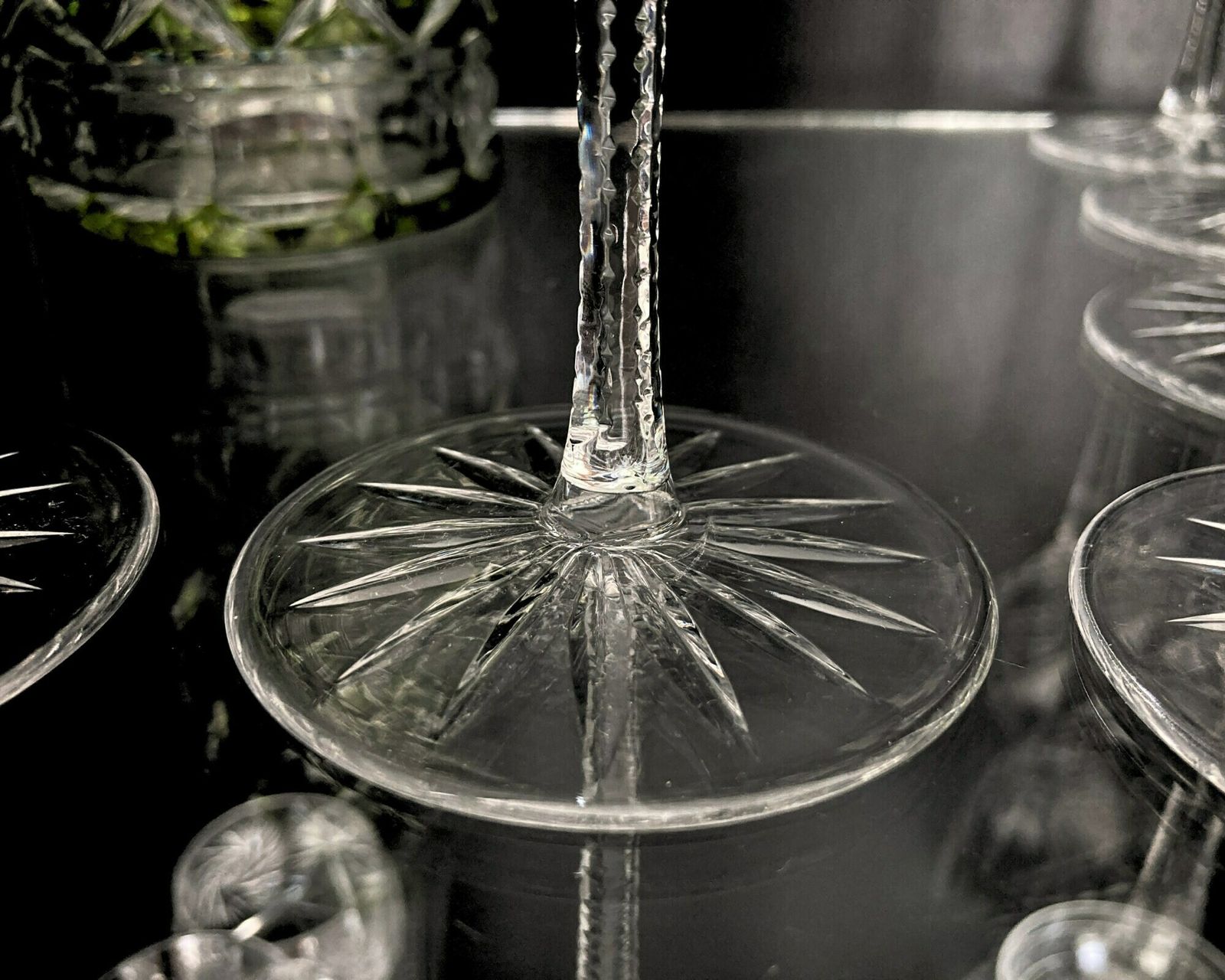 Crystal Wine Glasses Tall | 6pcs | Wine Goblets Or Water Glasses | Saint Louis, Val Saint Lambert photo 453.0