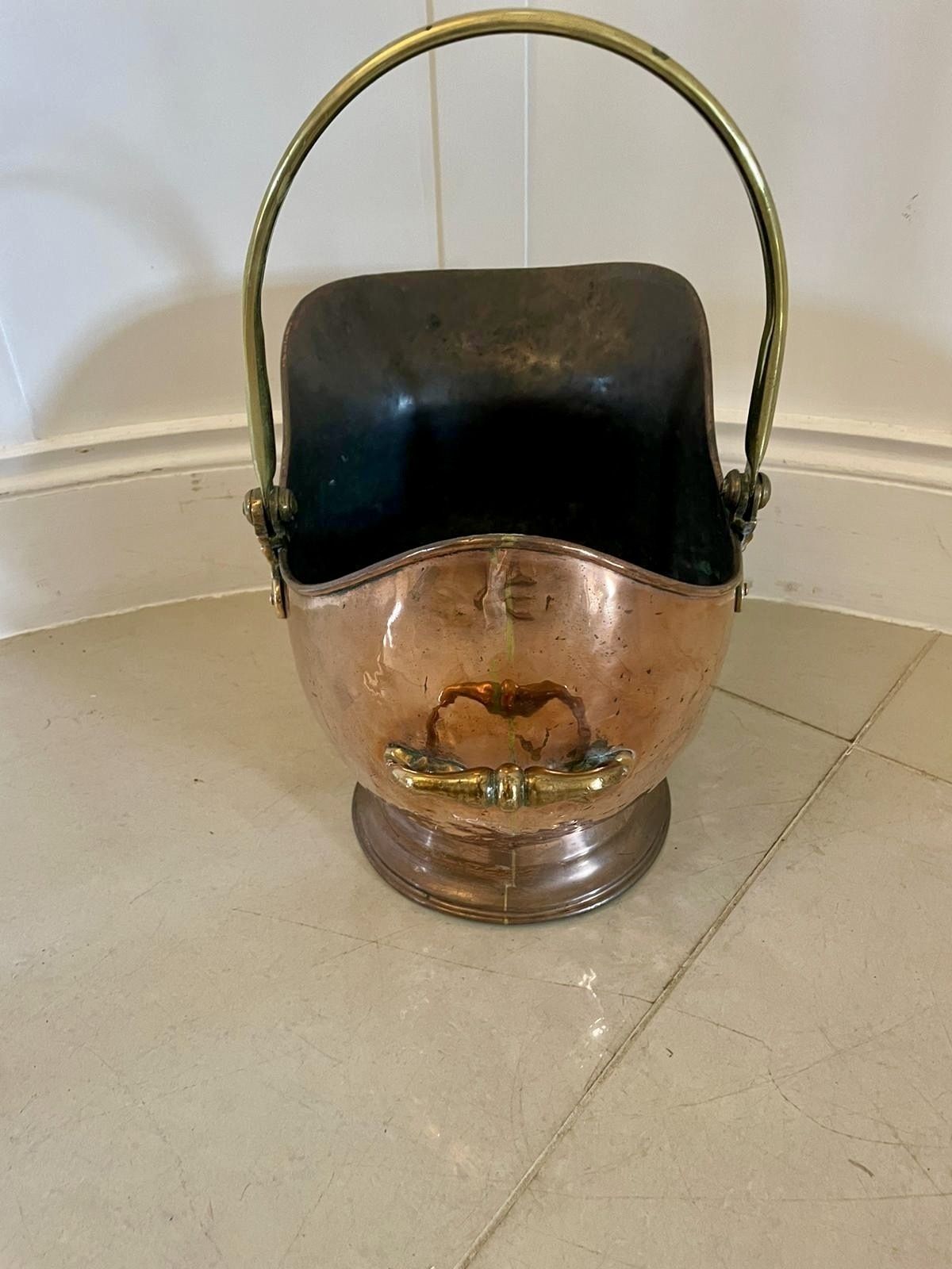 Antique George III Quality Coal Scuttle photo furniture