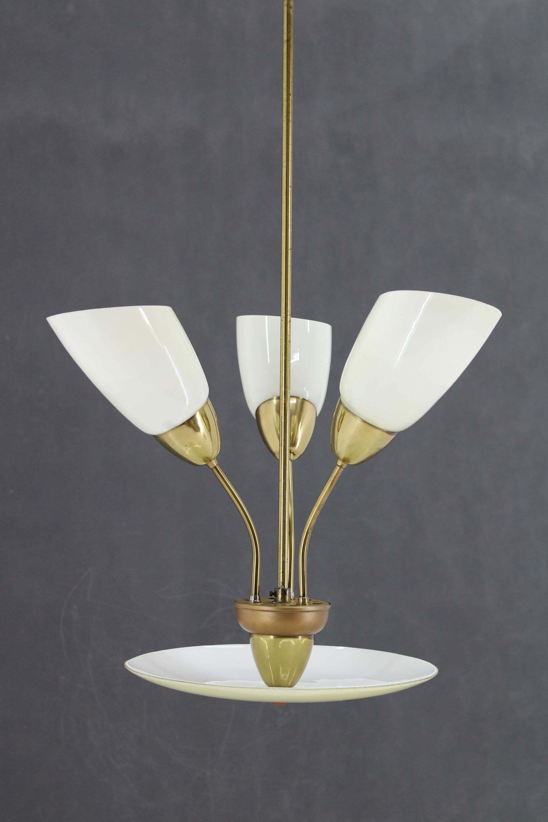 1960s Glass Chandelier By Kamenicky Senov, Czechoslovakia photo Lighting