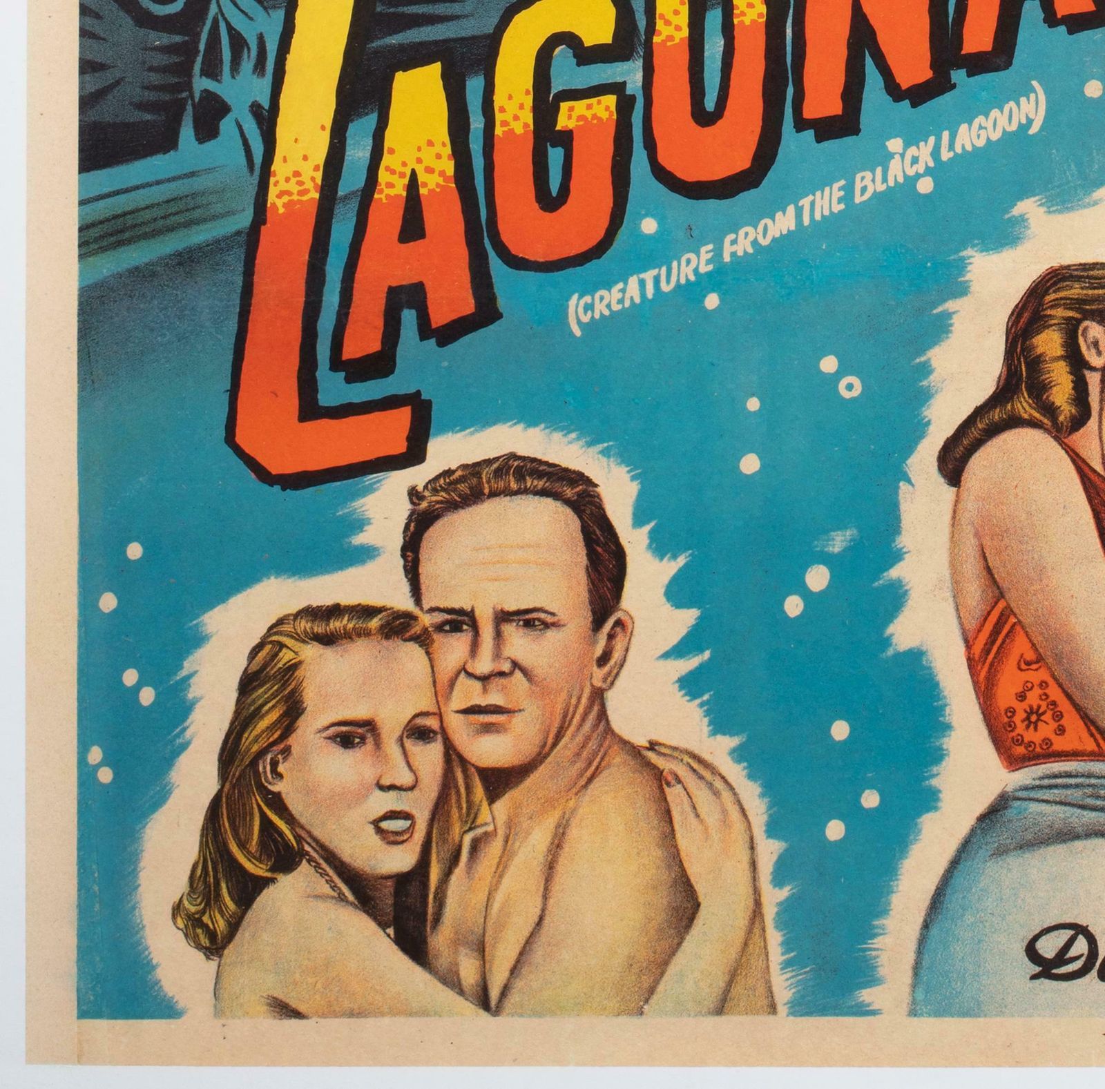 The Creature From The Black Lagoon 1950s Argentinian Film Poster photo buy