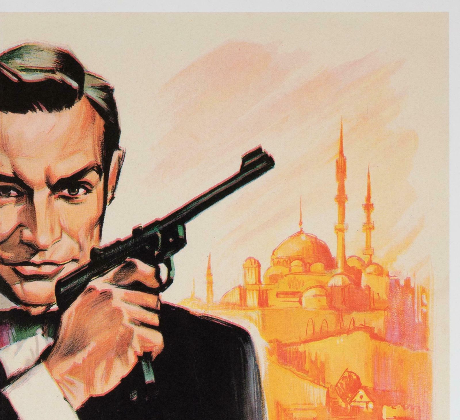 From Russia With Love 1964 1st Print French Moyenne Film Poster, Boris Grinsson photo Art