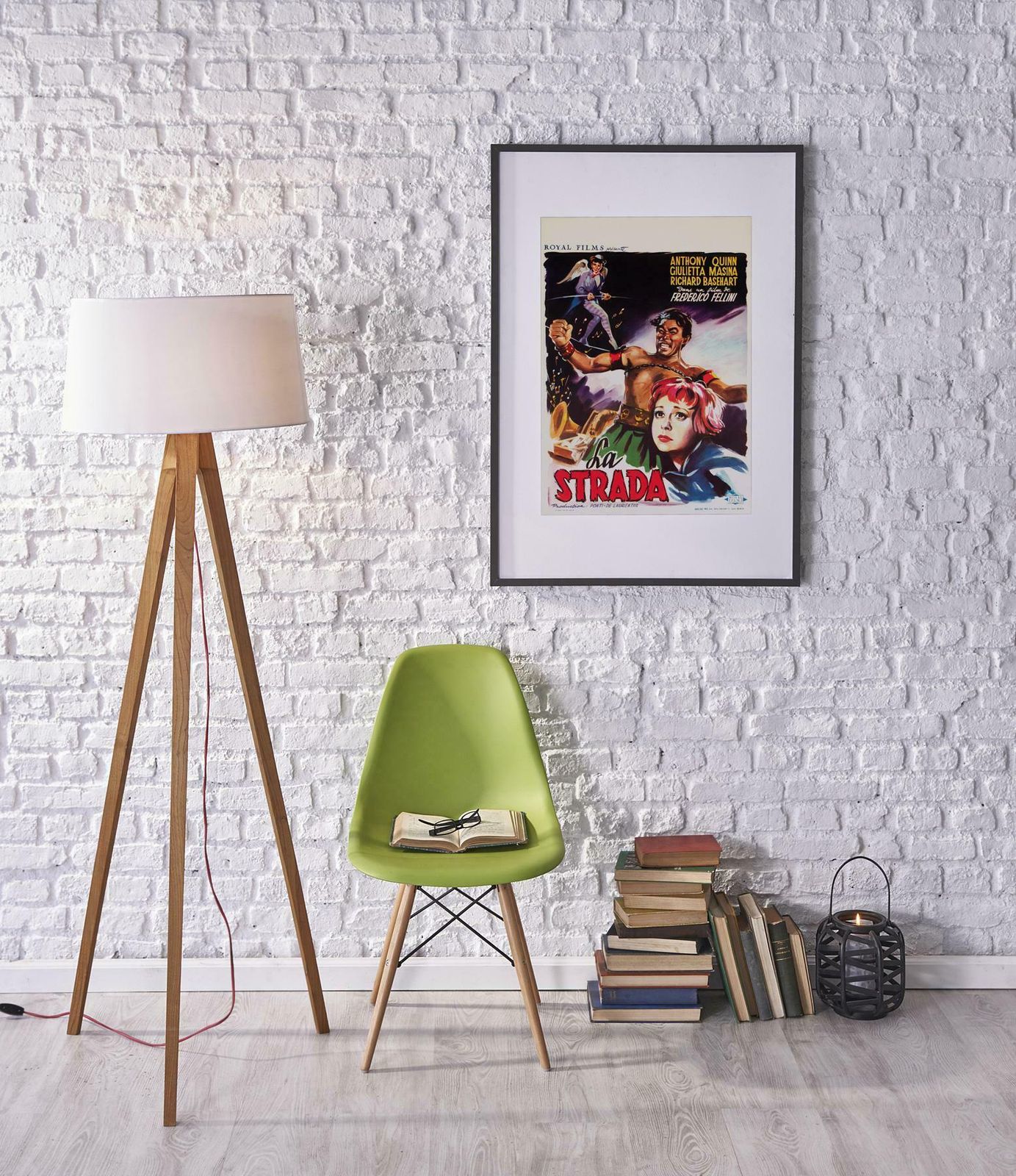 La Strada 1955 Belgian Film Poster photo furniture