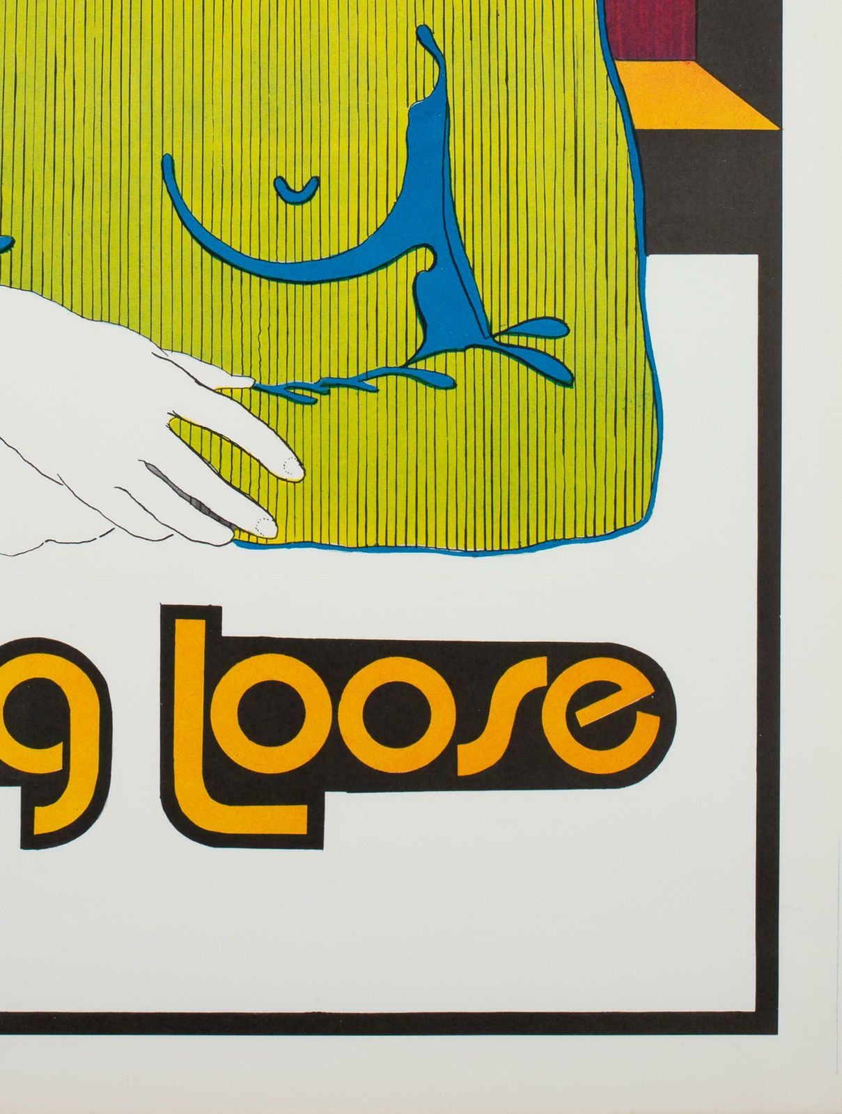 Hang Loose 1970s American Political/Protest Poster, Women's Lib Mona Lisa photo vinterior