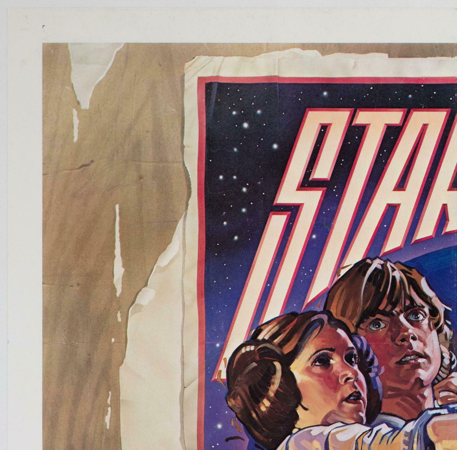 Star Wars Us 1 Sheet Style D Original Film Movie Poster, Struzen, 1977 photo for sale