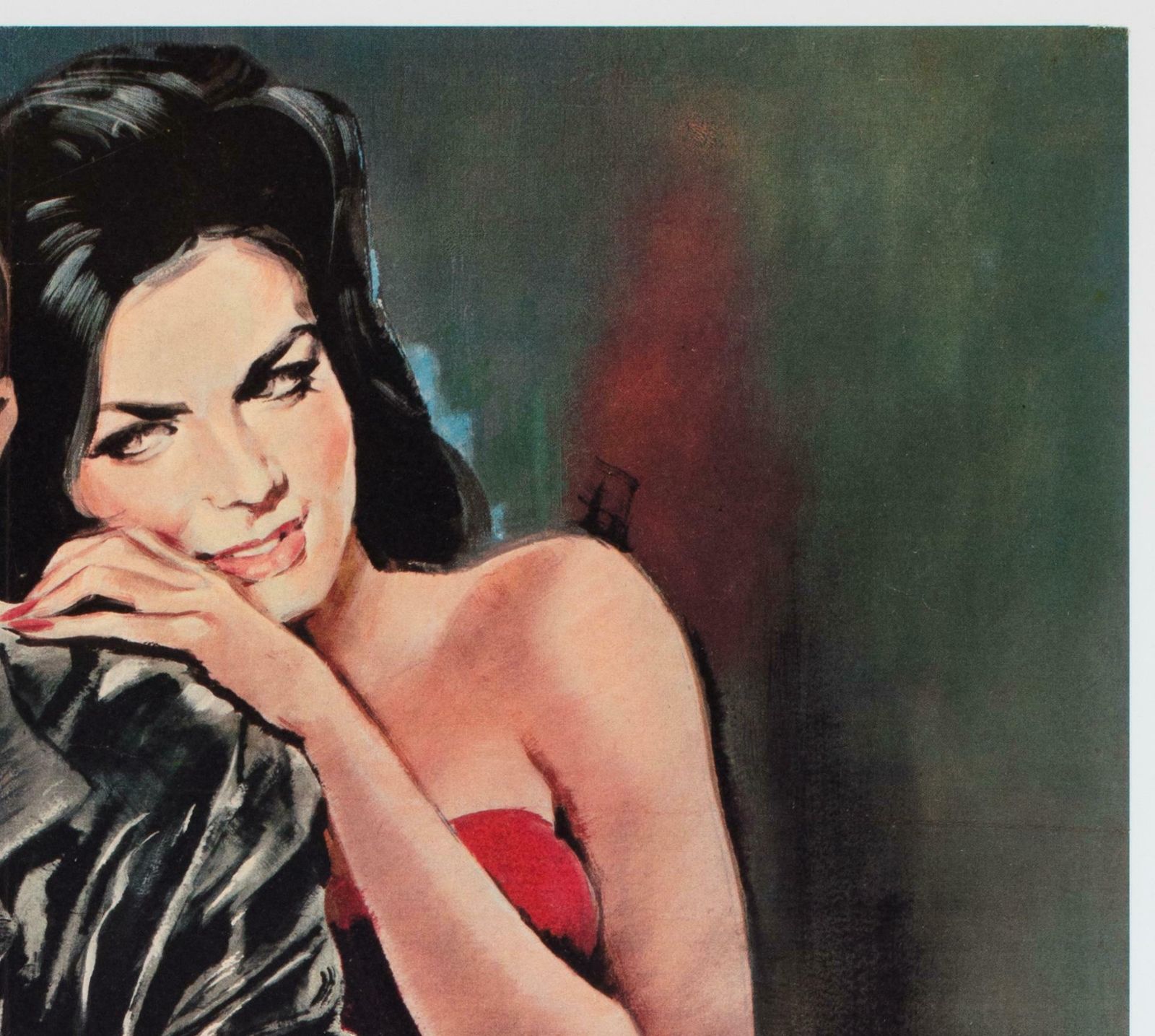 The Cincinnati Kid 1966 French Moyenne Film Movie Poster, Georges Allard photo Art