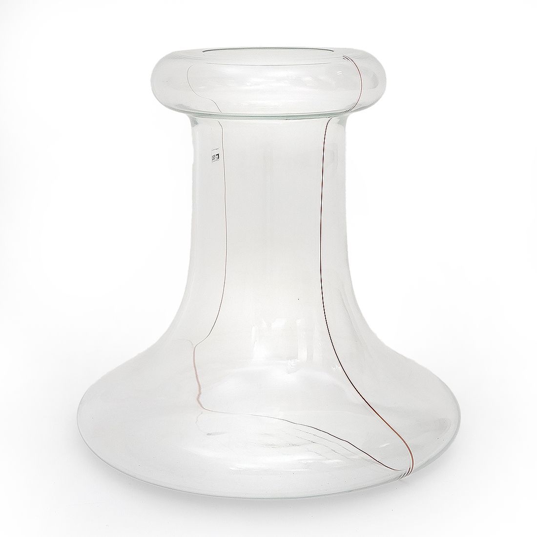 “Party” Transparent Glass Vase By Renato Toso For Fratelli Toso, 1970s photo vinterior