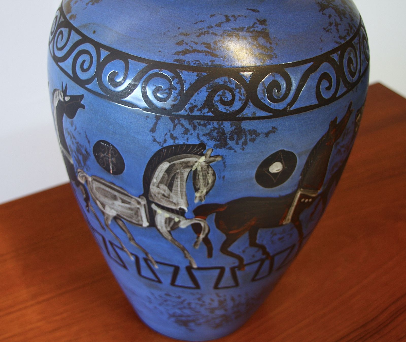 Hans Welling West German Pergamon Floor Vase For Ceramano 106/2 photo for sale