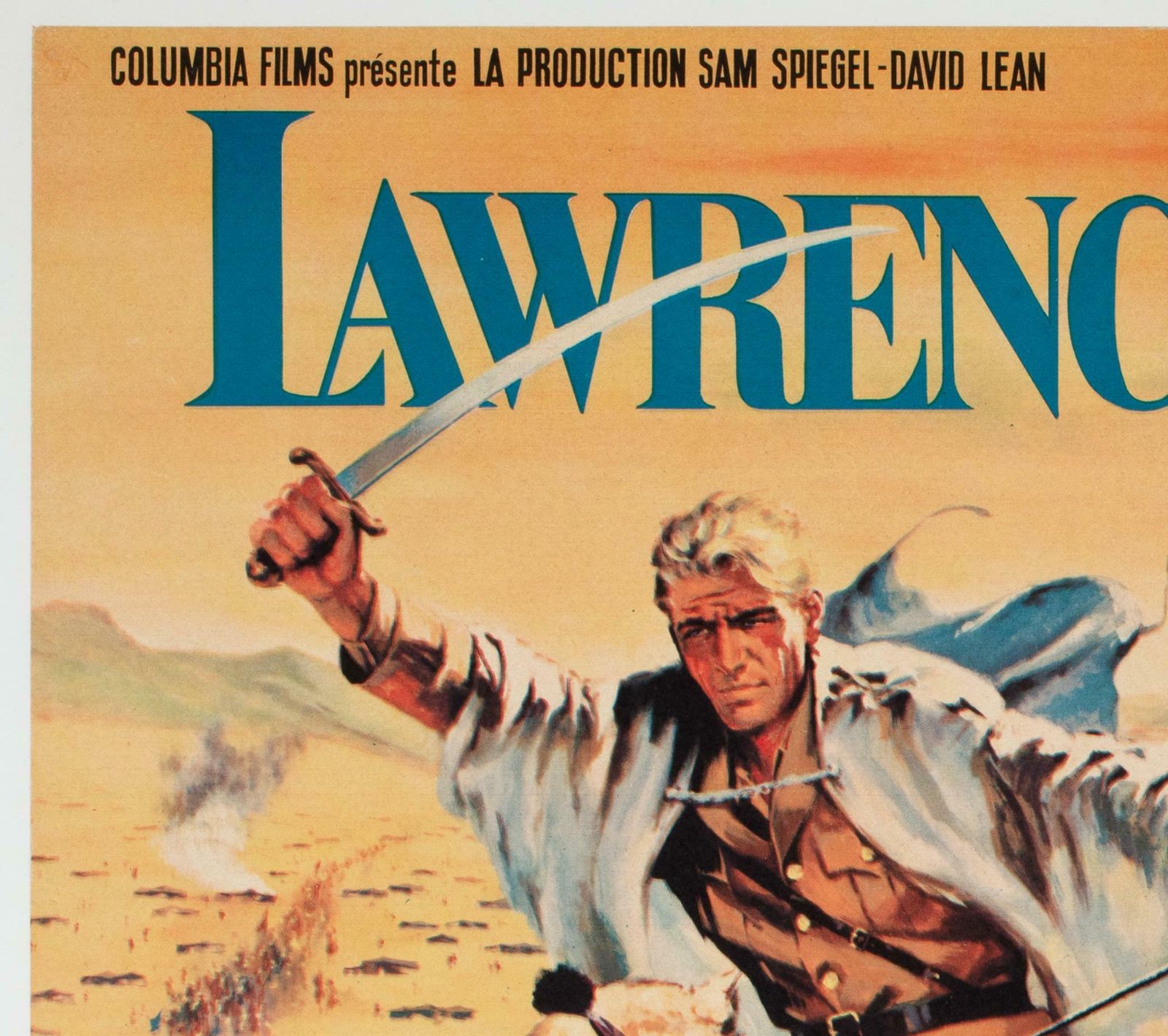 Lawrence Of Arabia 1963 French Moyenne Film Poster photo for sale