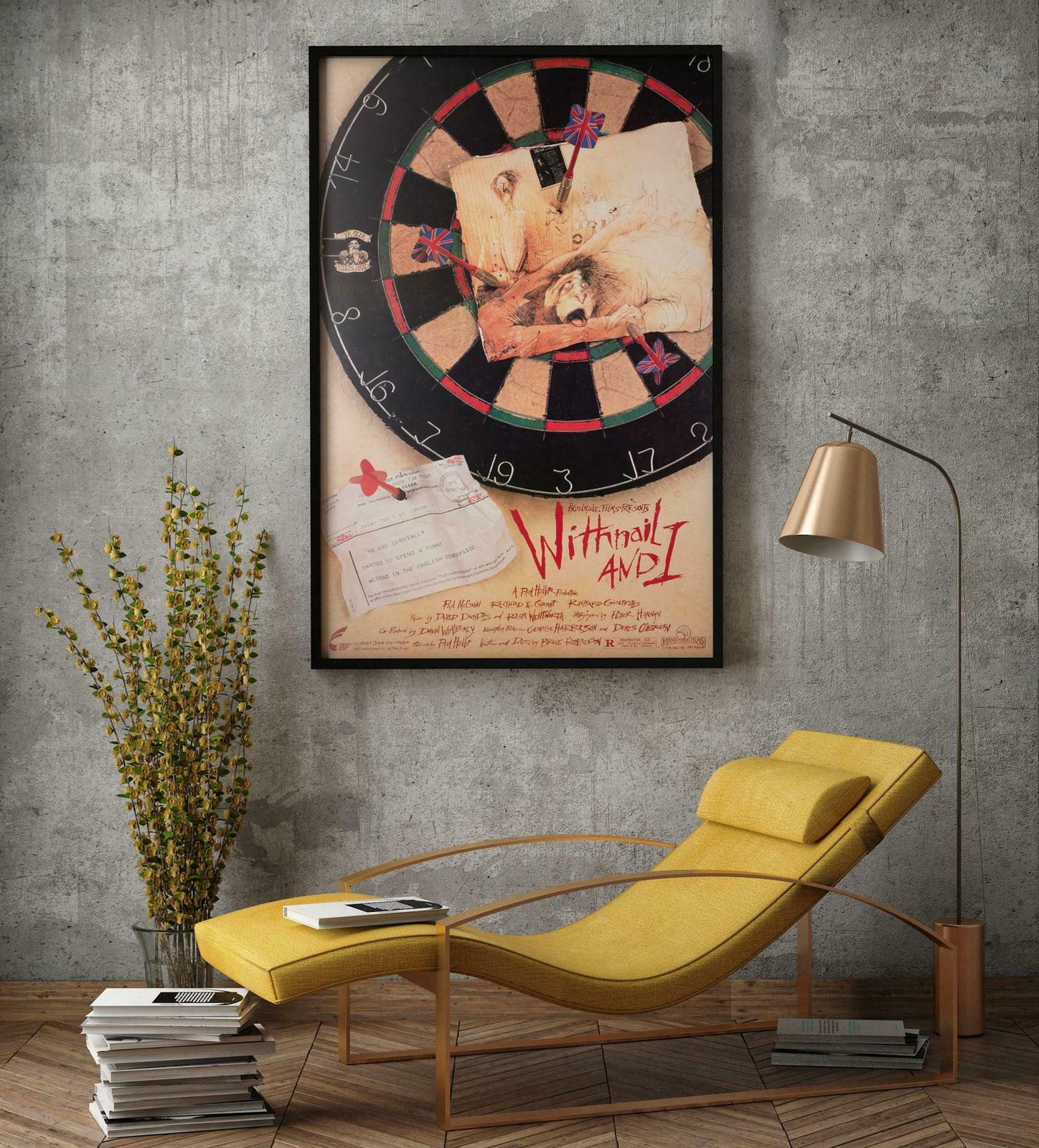 Withnail And I 1987 Us 1 Sheet Film Poster, Ralph Steadman photo furniture