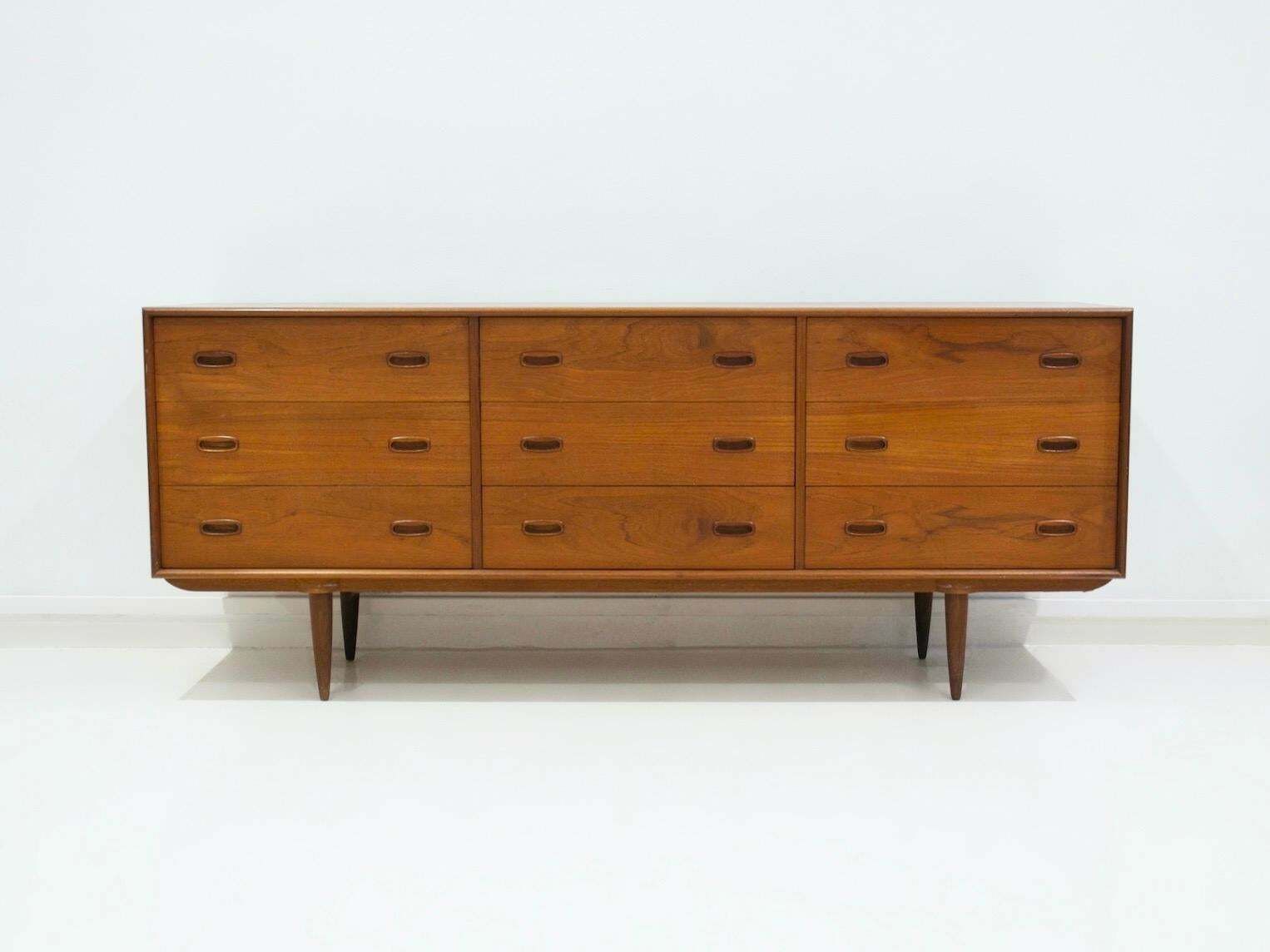 Scandinavian Modern Teak Sideboard With Drawers photo furniture