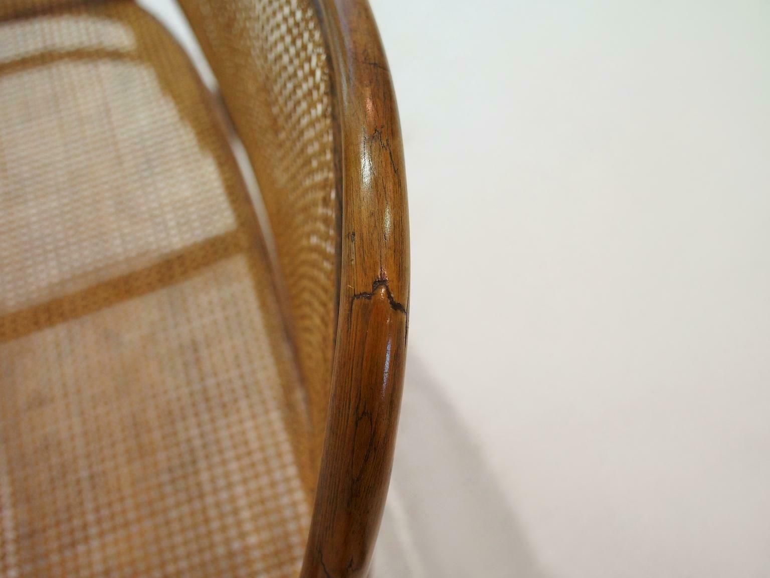 Vienna Secessionist Bentwood And Rattan Settee By Thonet Brothers photo vintage
