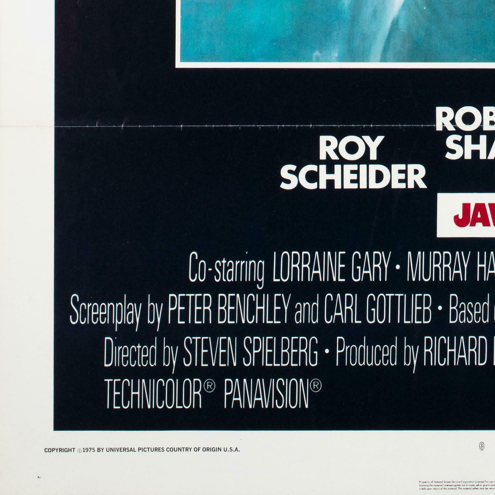 Jaws 1975 Us 1 Sheet Film Poster, Roger Kastel photo buy