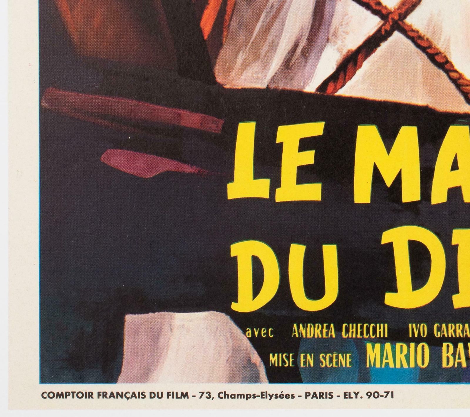 Black Sunday 1961 French Moyenne Film Poster photo buy