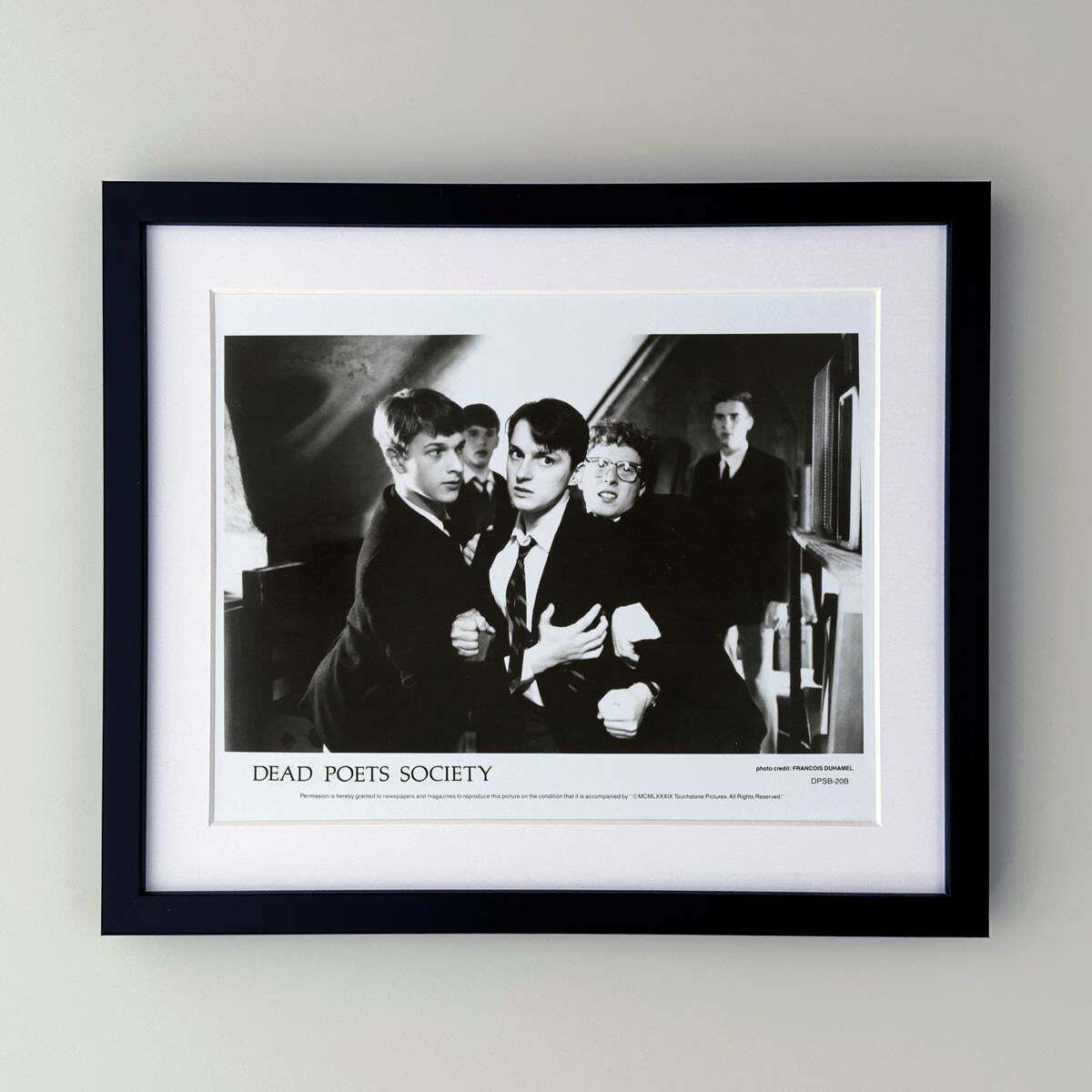 Dead Poet Society Publicity Film Still 1989 Framed photo furniture