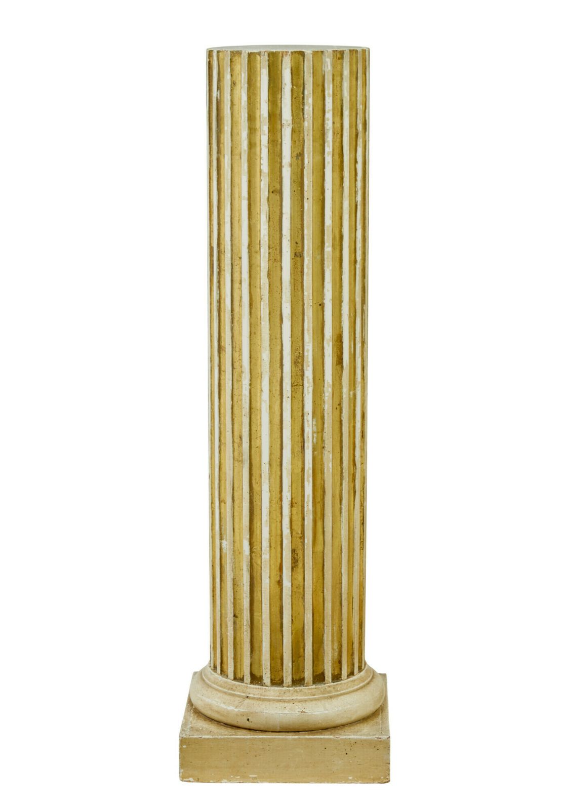 Early 20th Century Scandinavian Gilt Pedestal Column photo vinterior