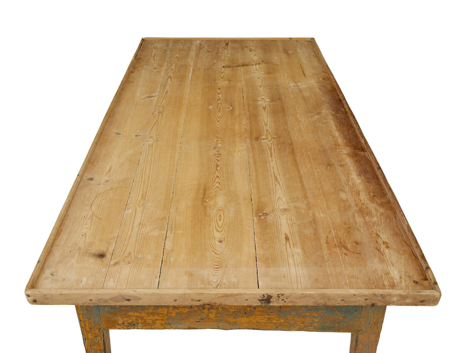 Mid 19th Century Original Paint Swedish Pine Bakers Table photo Furniture