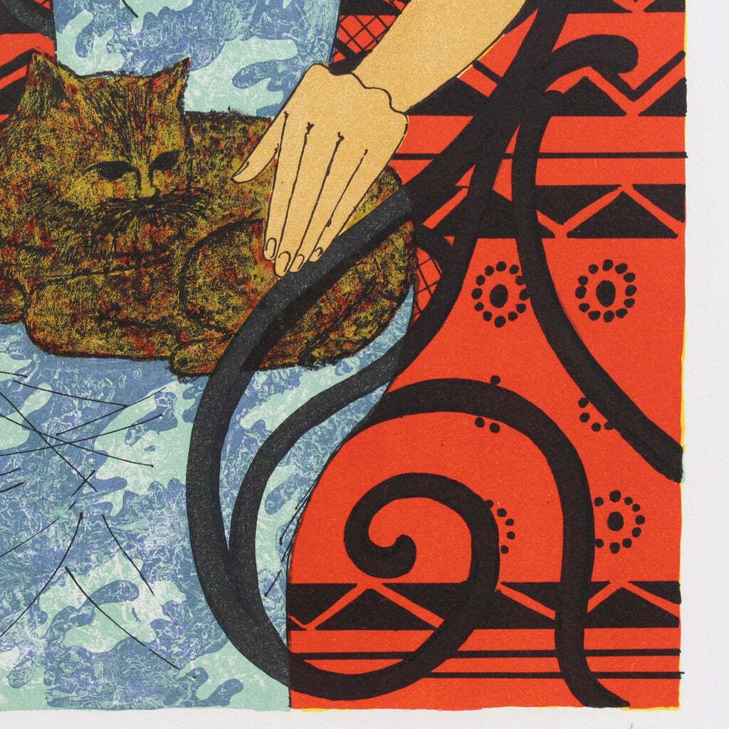 Art 'Melancholic Muses III' By Vicenç Caraltó (Circa 1960s) photo