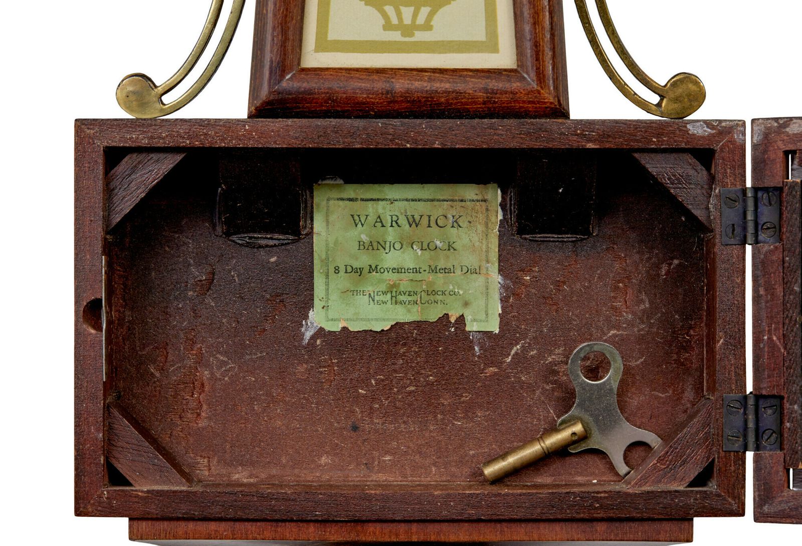 Early 20th Century New Haven Banjo Wall Clock photo Home Decor