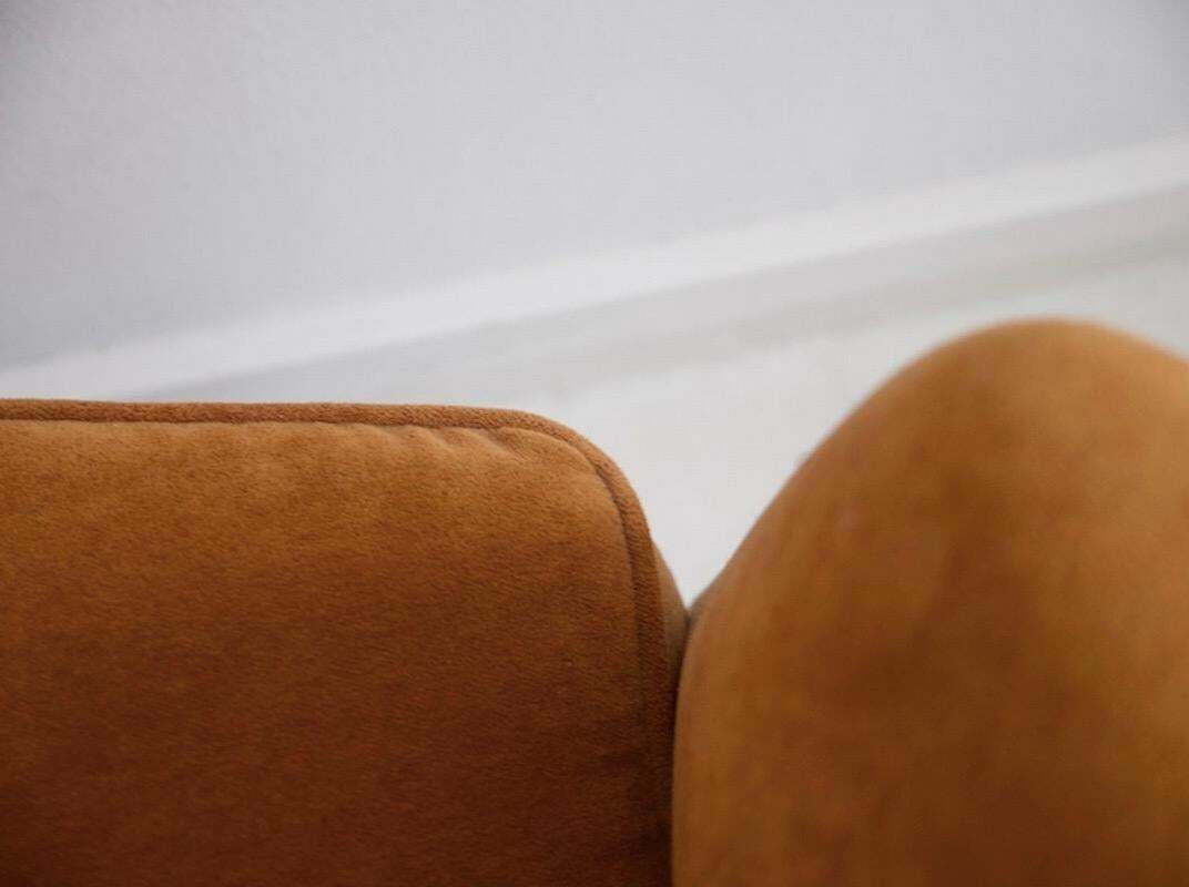 Paradise Sofa With Orange Fabric Upholstery By Kerstin Hörlin Holmqvist photo 4139.0