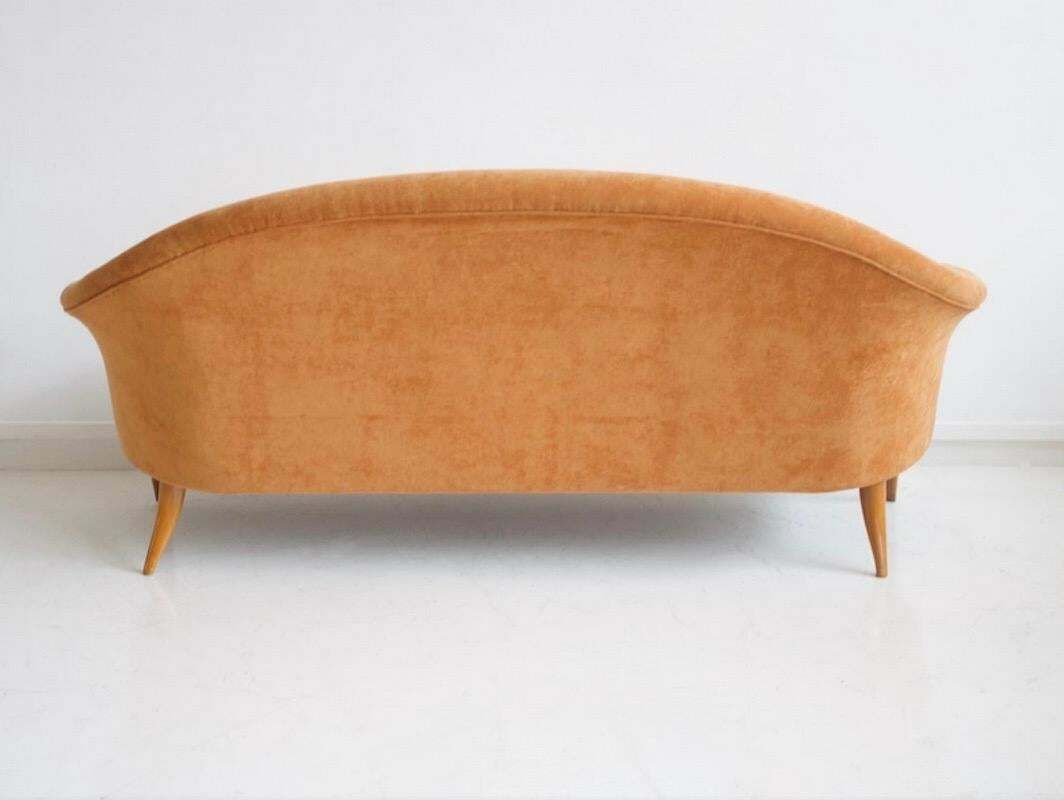 photo for sale Paradise Sofa With Orange Fabric Upholstery By Kerstin Hörlin Holmqvist