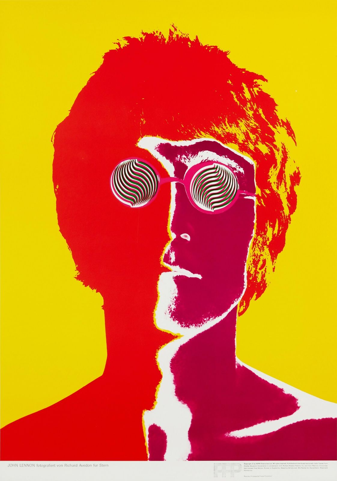 'The Beatles' Complete Set Of Five Promotional Posters By Richard Avedon, 1967