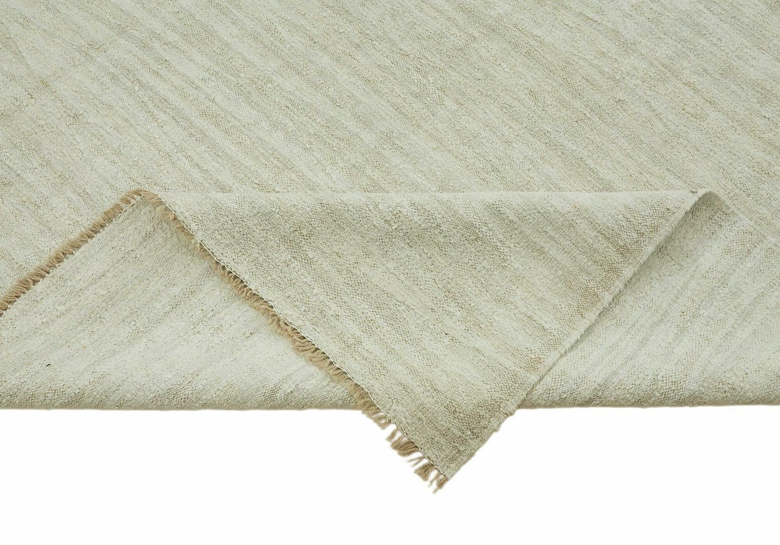 Textiles 8x11 White Hemp Kilim Rug   44922 photo