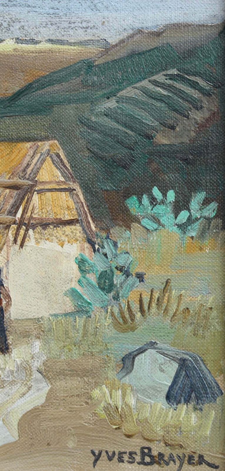 photo furniture 'Sicilian Farmhouse' By Yves Brayer (Circa 1950s)