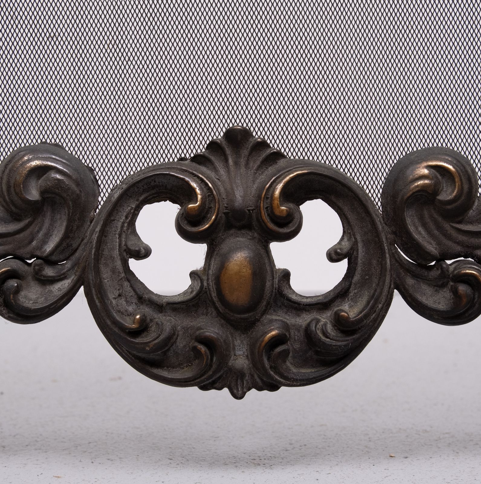 Antique Bronze Firescreen 1880s England photo 1034.0