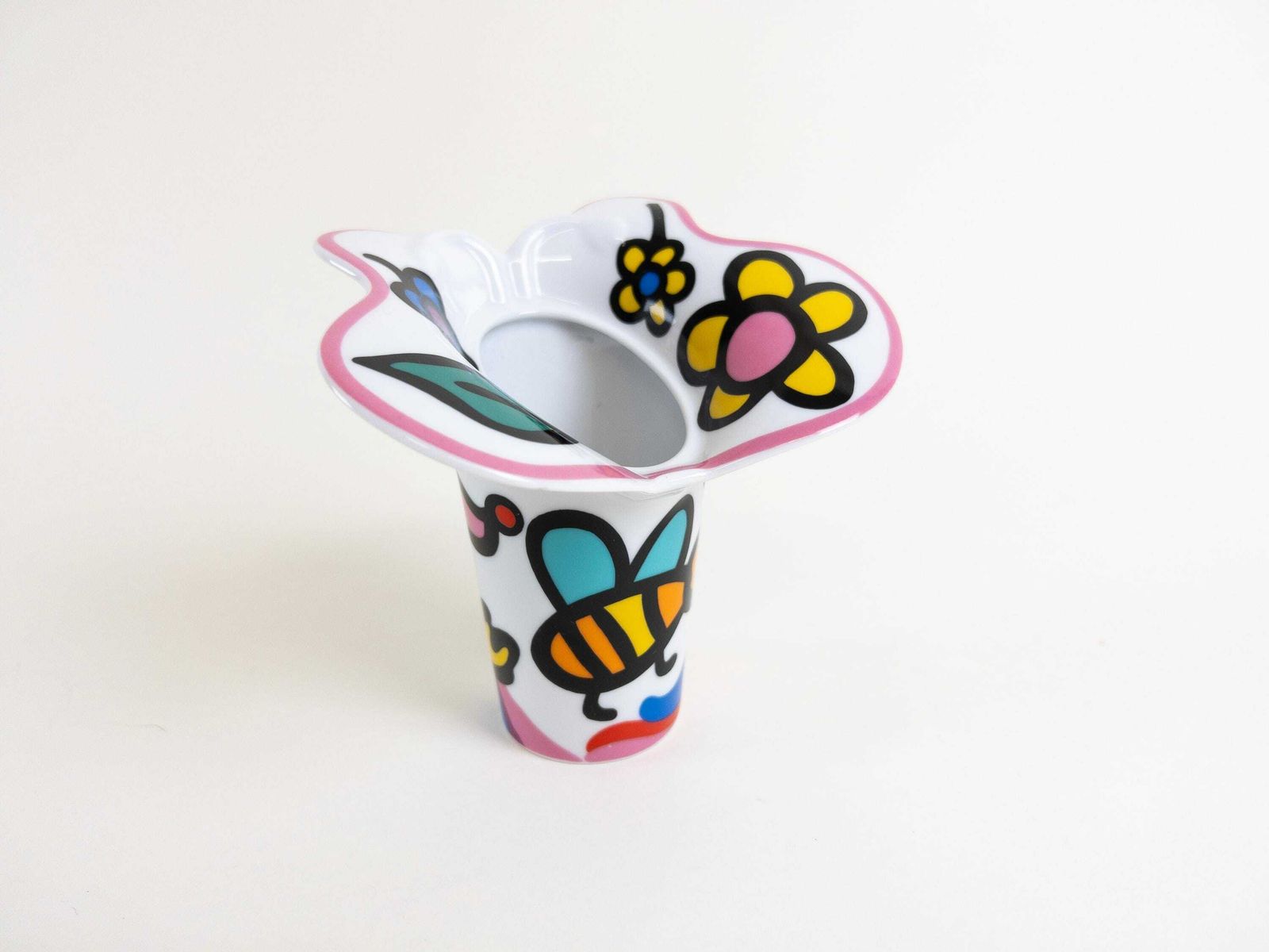 photo for sale Florinda Series Vase By Maarten Vrolijk For Rosenthal Studio Line   90s Porcelain Vase