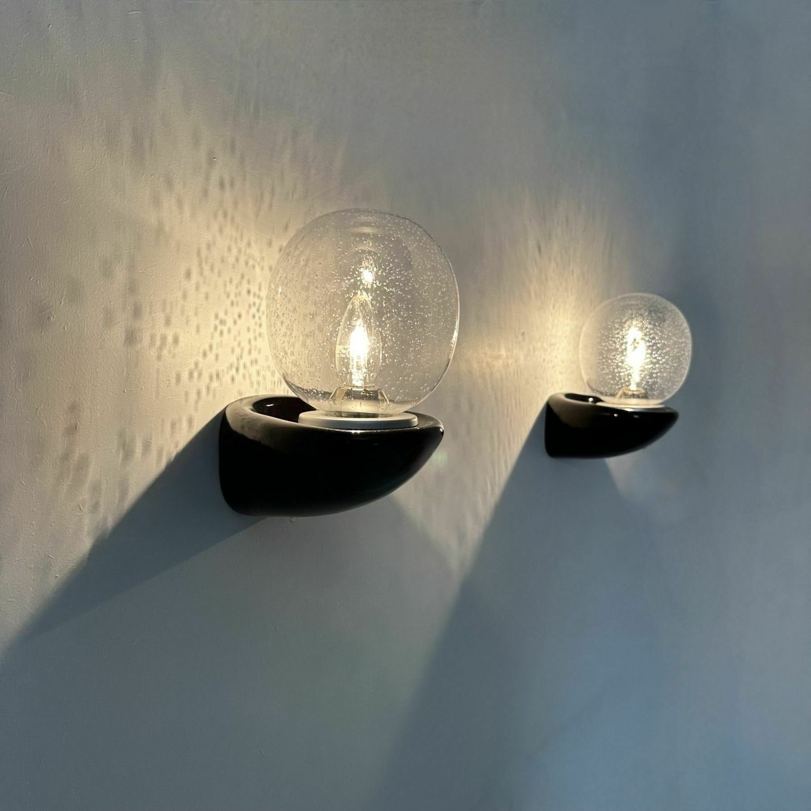 Pair Of 2 Sphinx Holland Ceramic Wall Lamps , 1980s photo 695.0