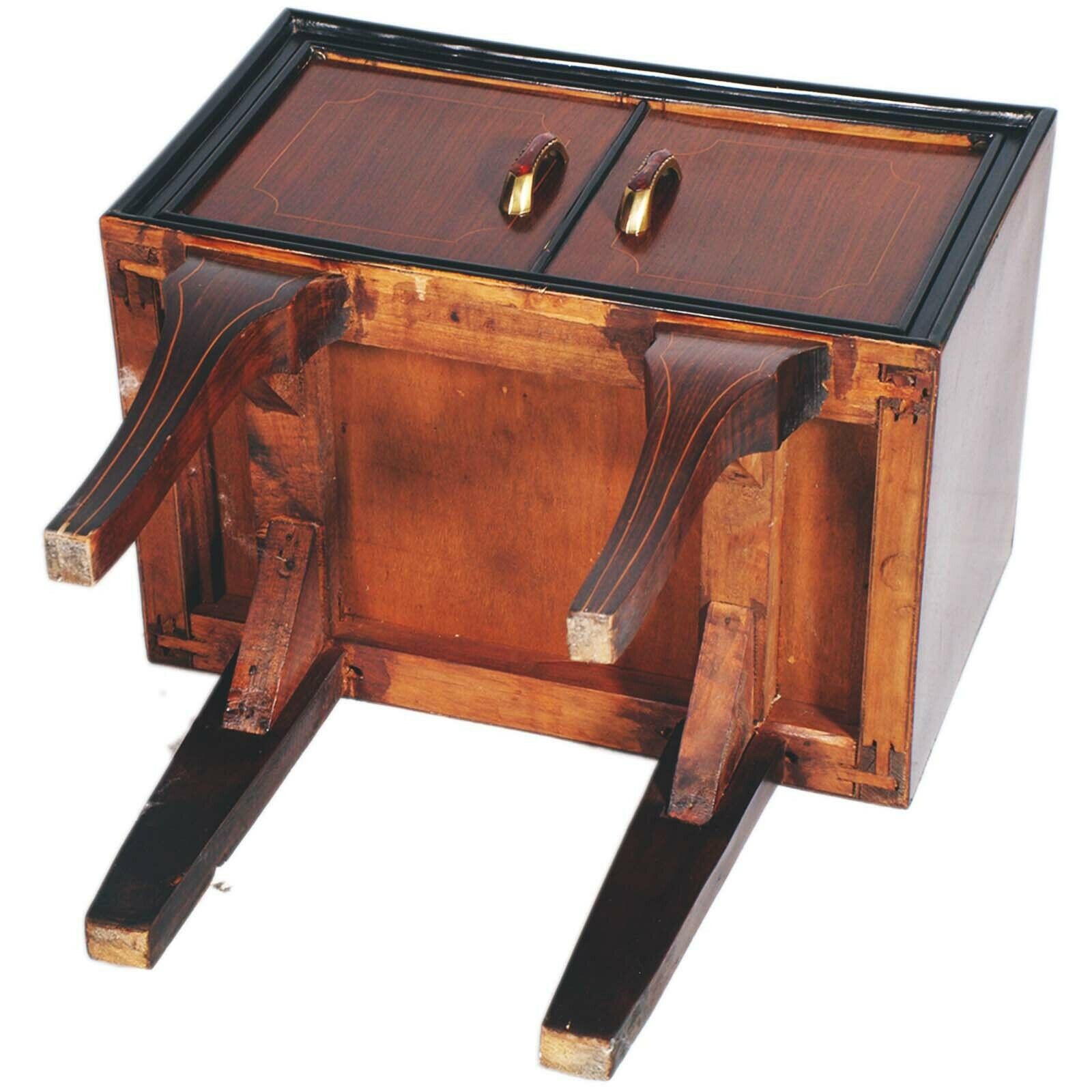Paar art deco nachtkastjes, begin 20e eeuw, van Testolini & Salviati, Venetië photo furniture