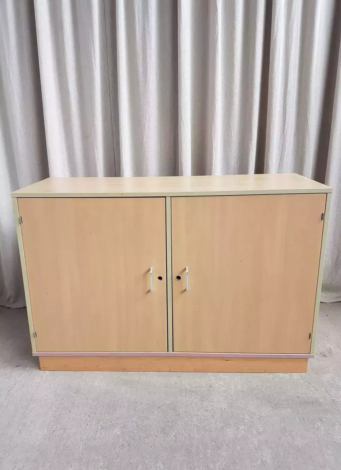 Vtg Late Mid Century School Media Cubby Pigeon Hole Cabinet Sideboard R530 photo for sale