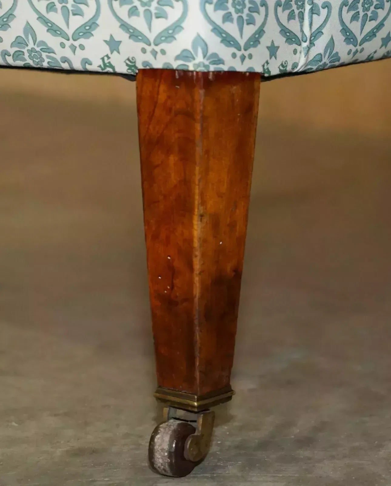 photo for sale Rare Antique Victorian Howard & Son's Armchair With The Original Ticking Fabric
