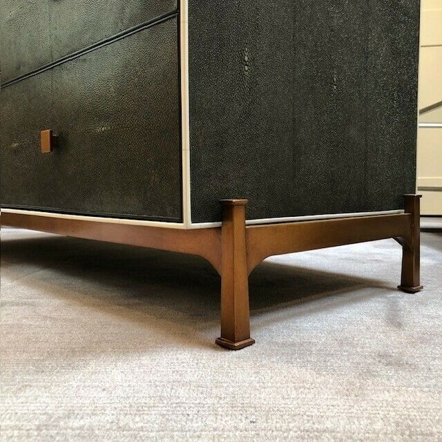 Faux Shagreen Chest Of Drawers photo for sale