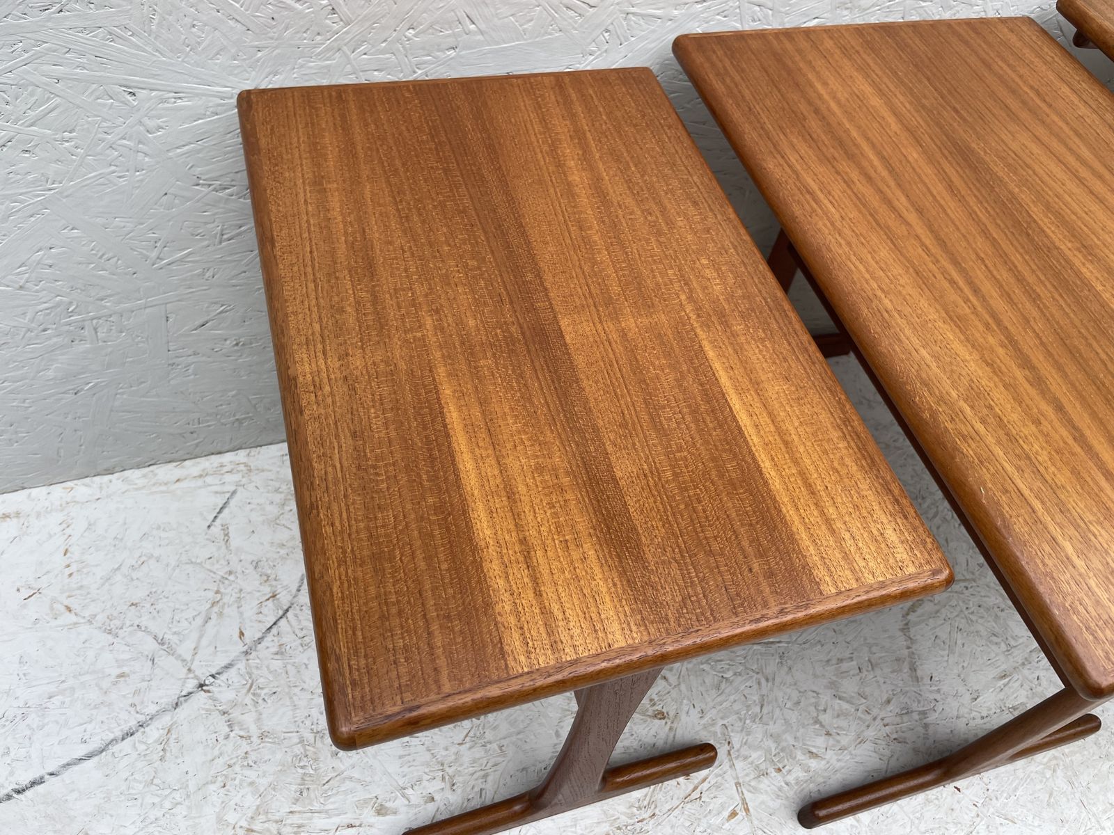 photo for sale Mid Century Danish Nesting Tables By Kai Kristiansen For Vildbjerg