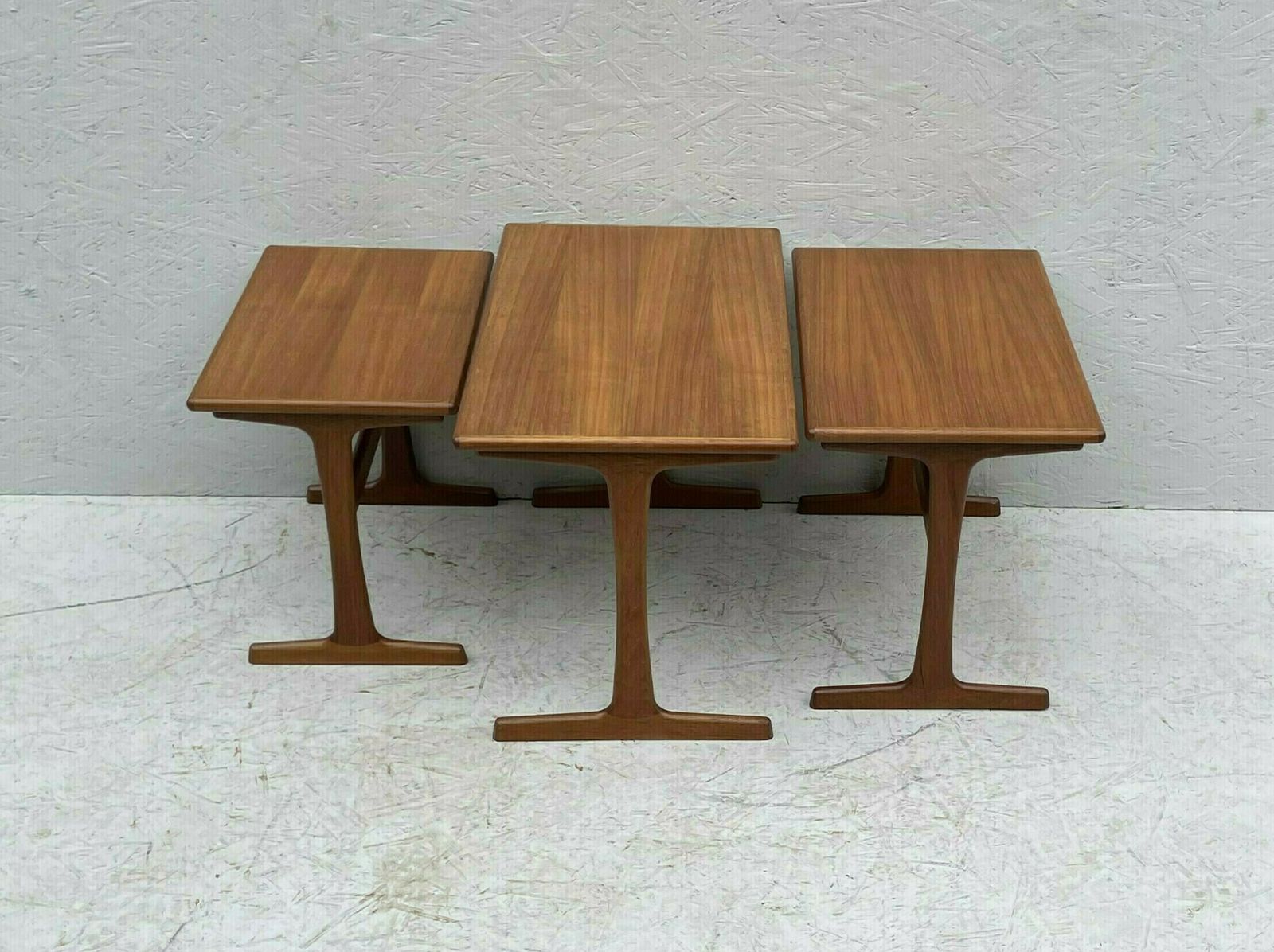 photo vintage Mid Century Danish Nesting Tables By Kai Kristiansen For Vildbjerg