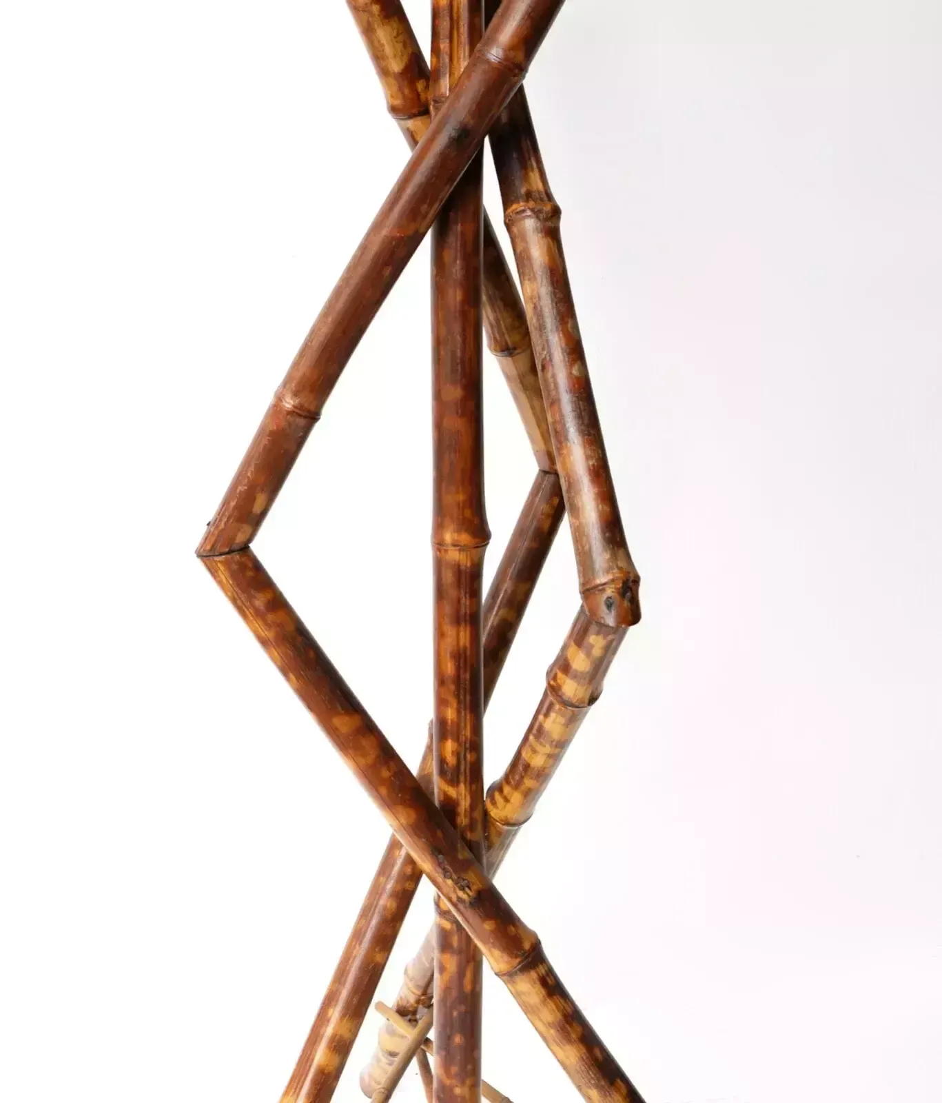 Antique Victorian Aesthetic Movement Bamboo Jardiniere Plant Stand, 19th Century photo Home Decor
