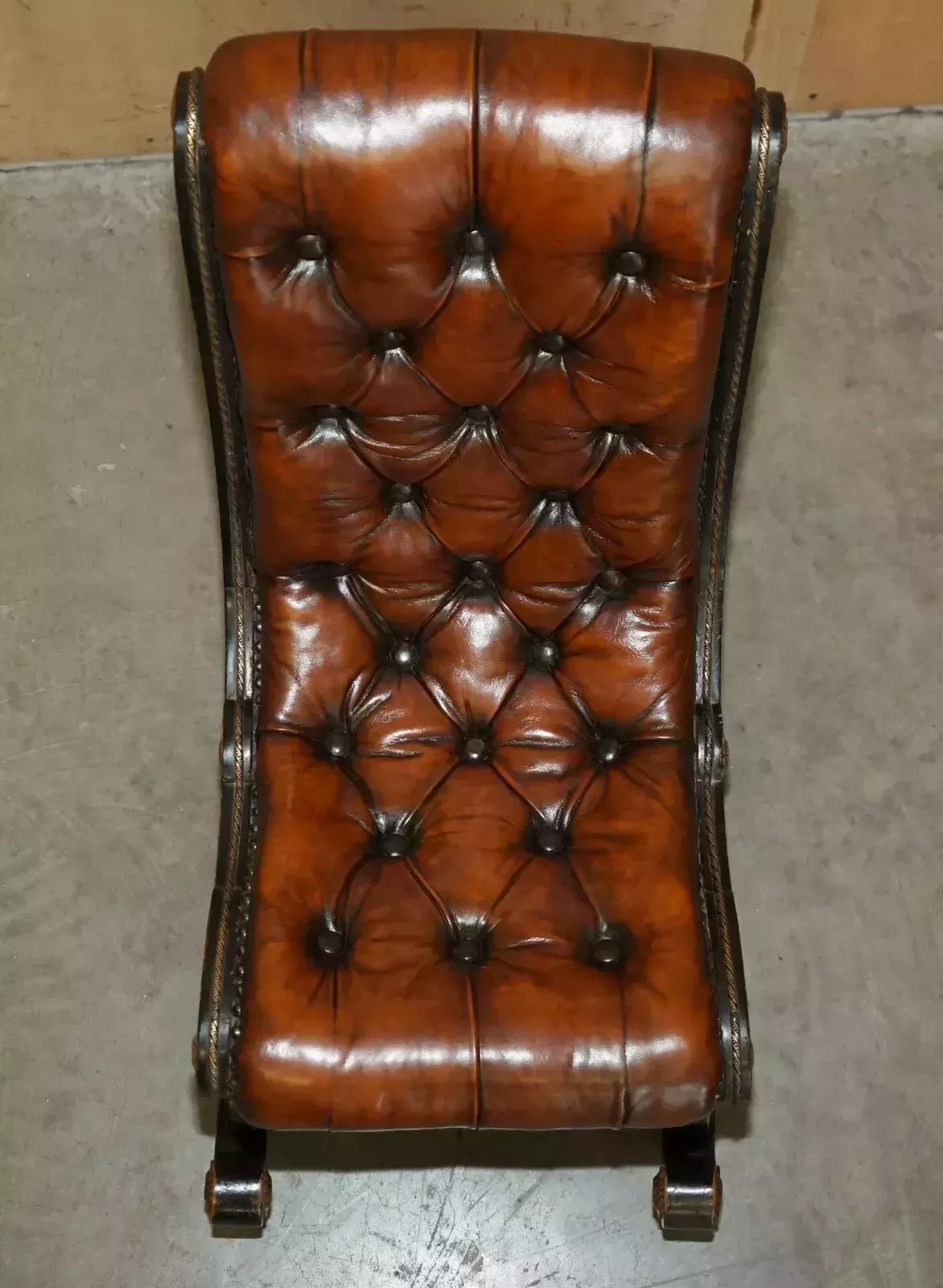 Fully Restored Antique Victorian Aesthetic Movement Chesterfield Rocking Chair photo 1950.0